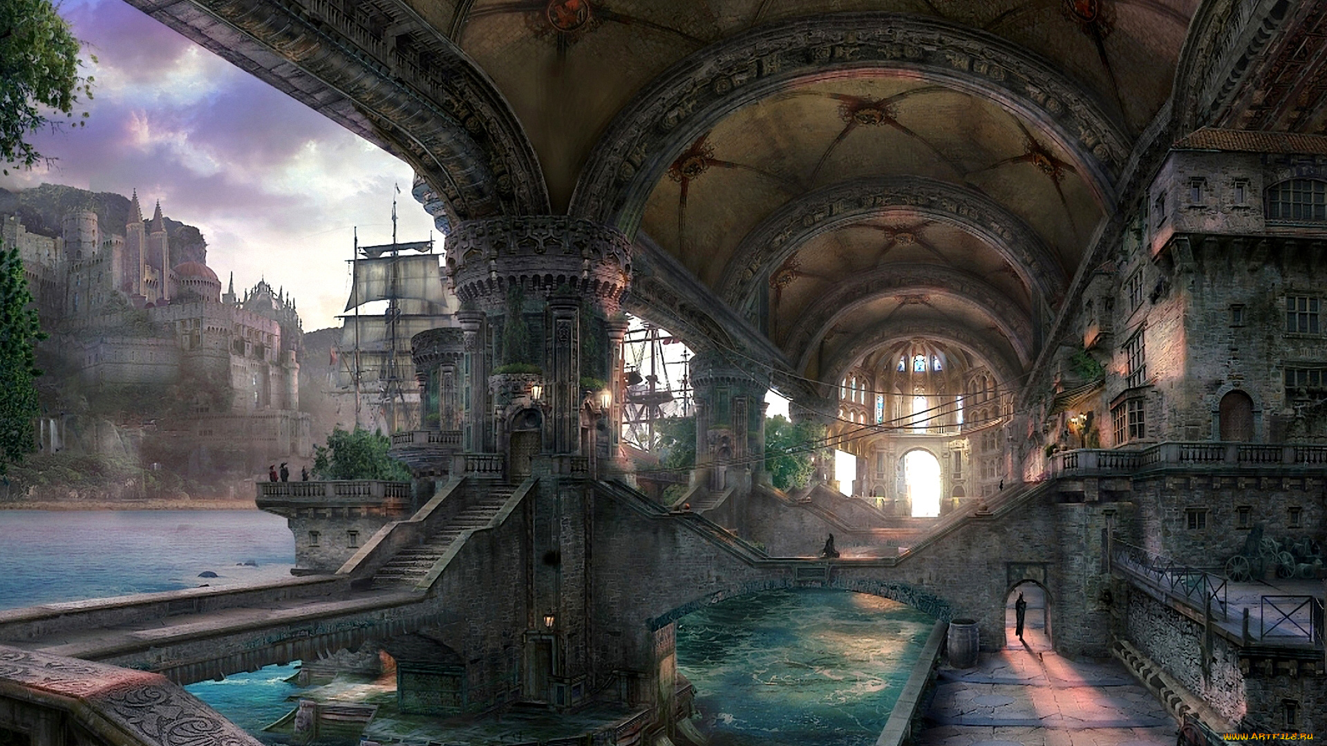 echo, harbor, фэнтези, иные, миры, времена