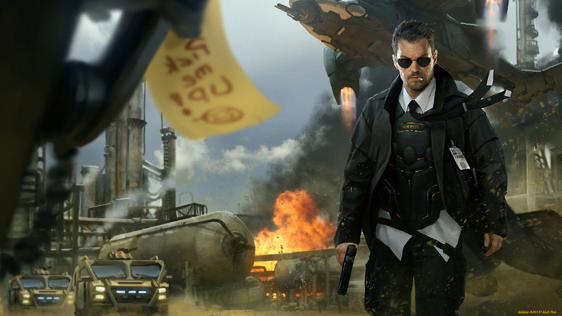 sins, of, neon, city, фэнтези, люди