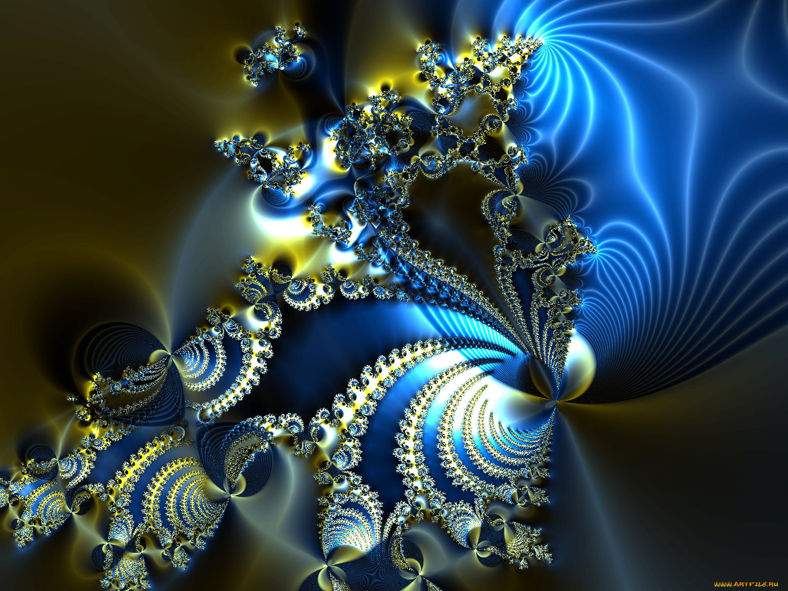 3д, графика, fractal, фракталы, фрактал, тёмный, узор