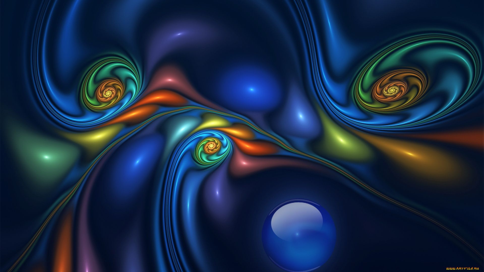 3д, графика, fractal, фракталы, узор, фрактал