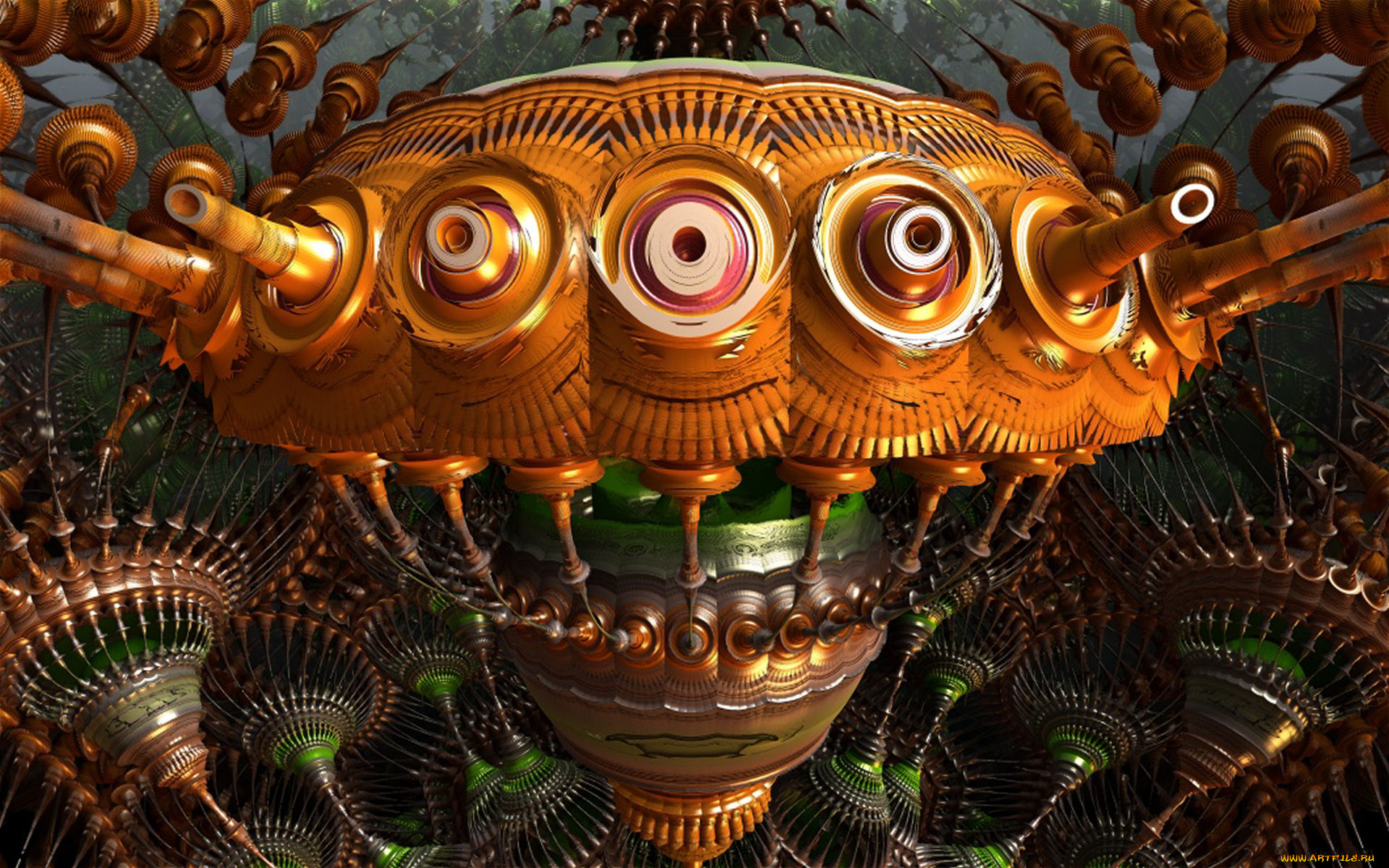 3д, графика, fractal, фракталы, абстракция, узор