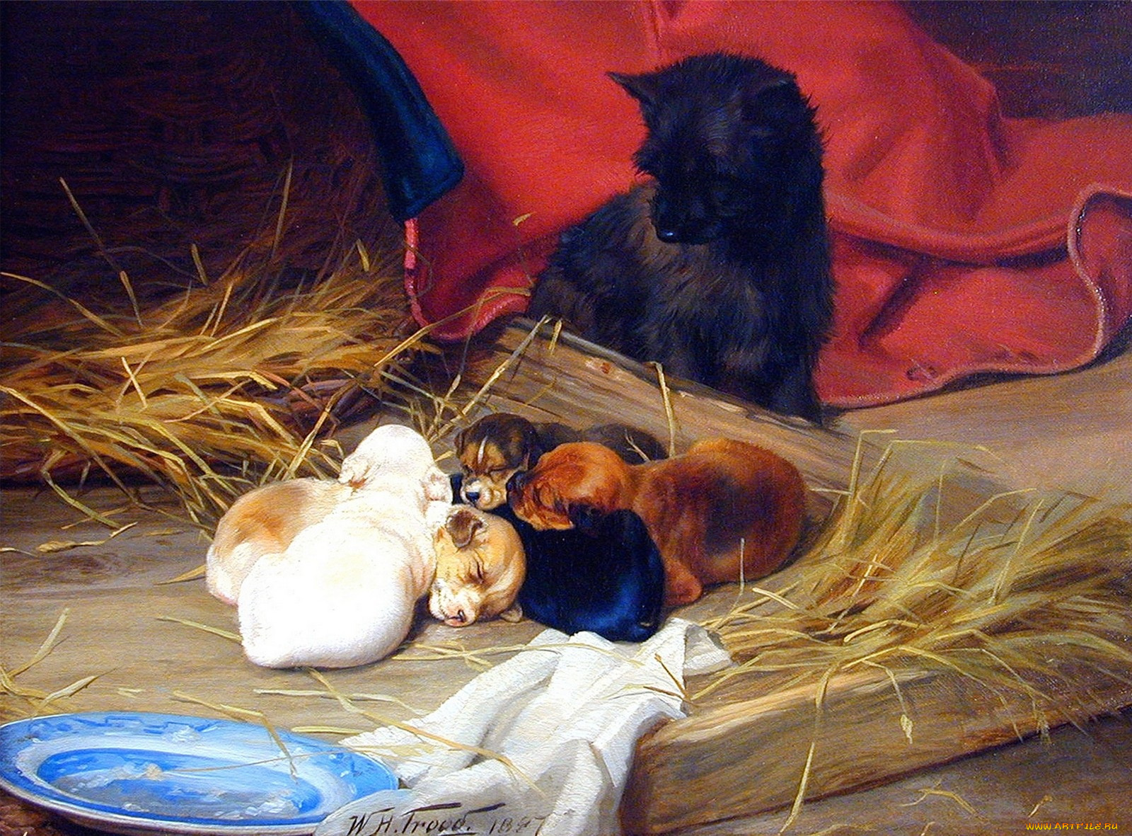 рисованные, william, henry, hamilton, trood