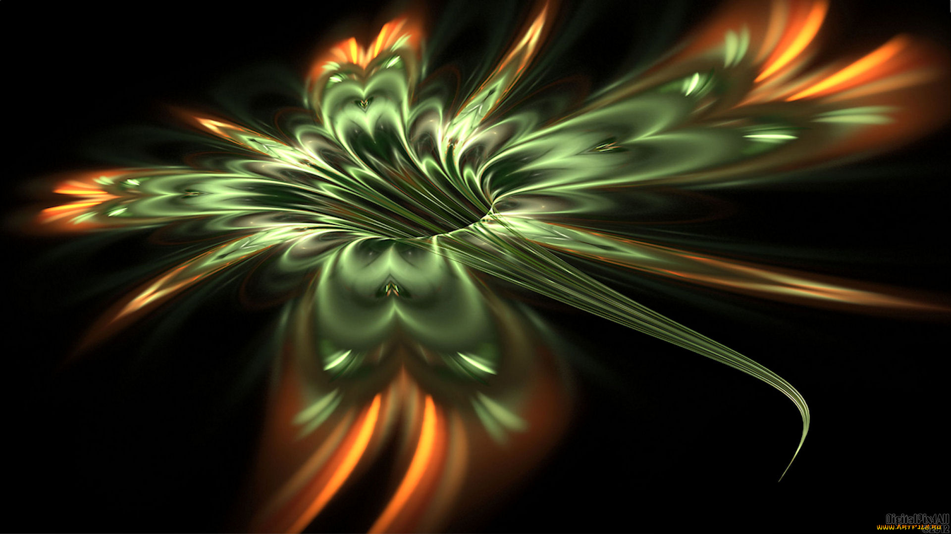 3д, графика, fractal, фракталы, цвета, фон, узор