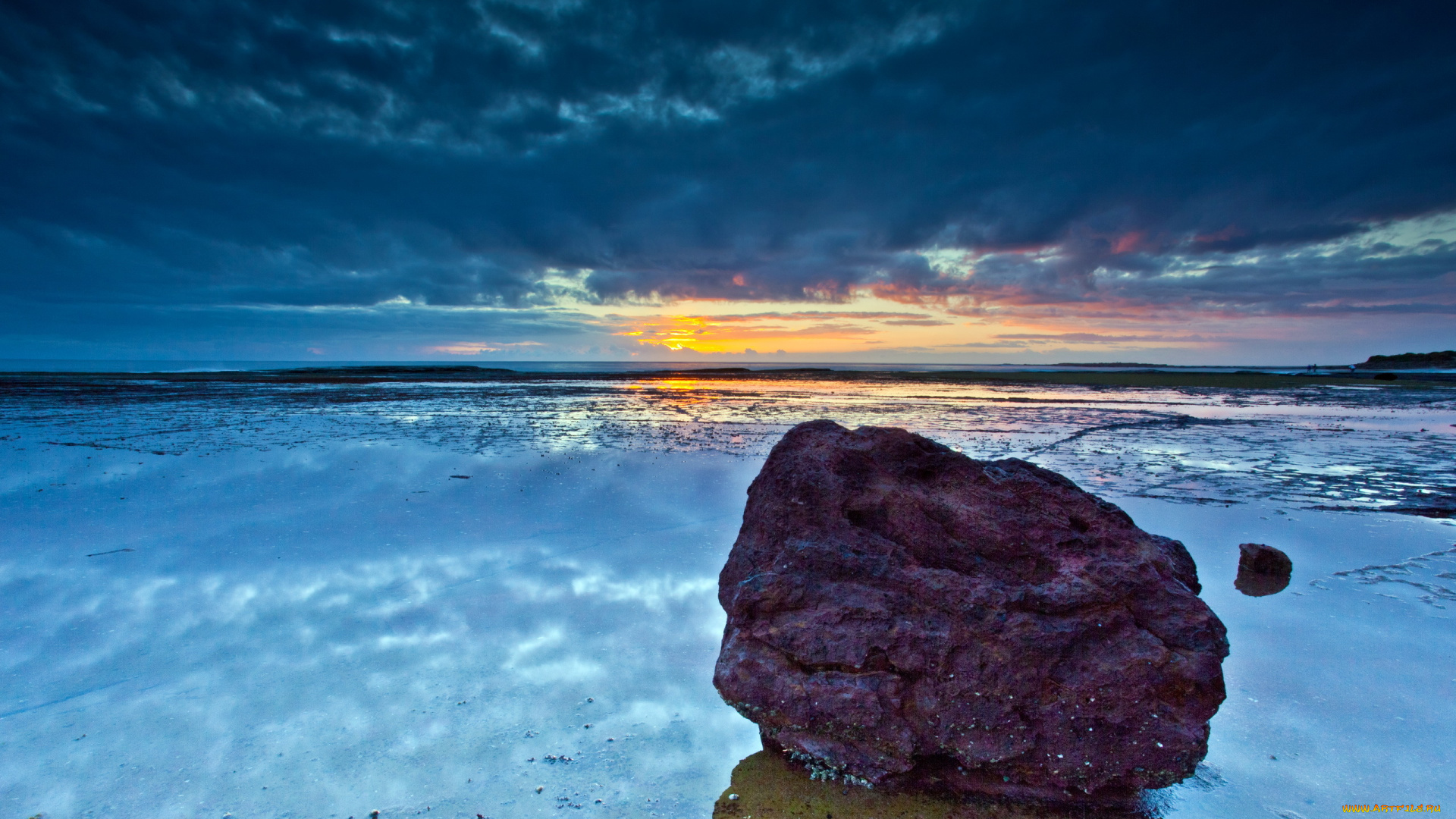 blue, природа, побережье, море, небо, камень, голубой, фон