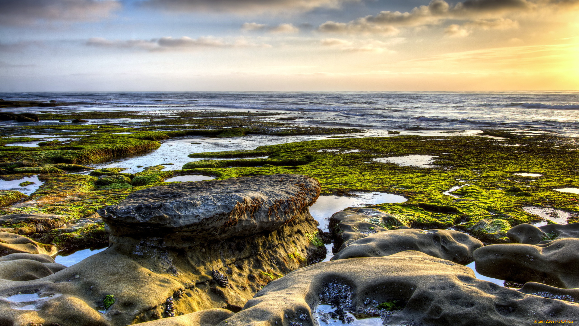 природа, побережье, берег, камни, море