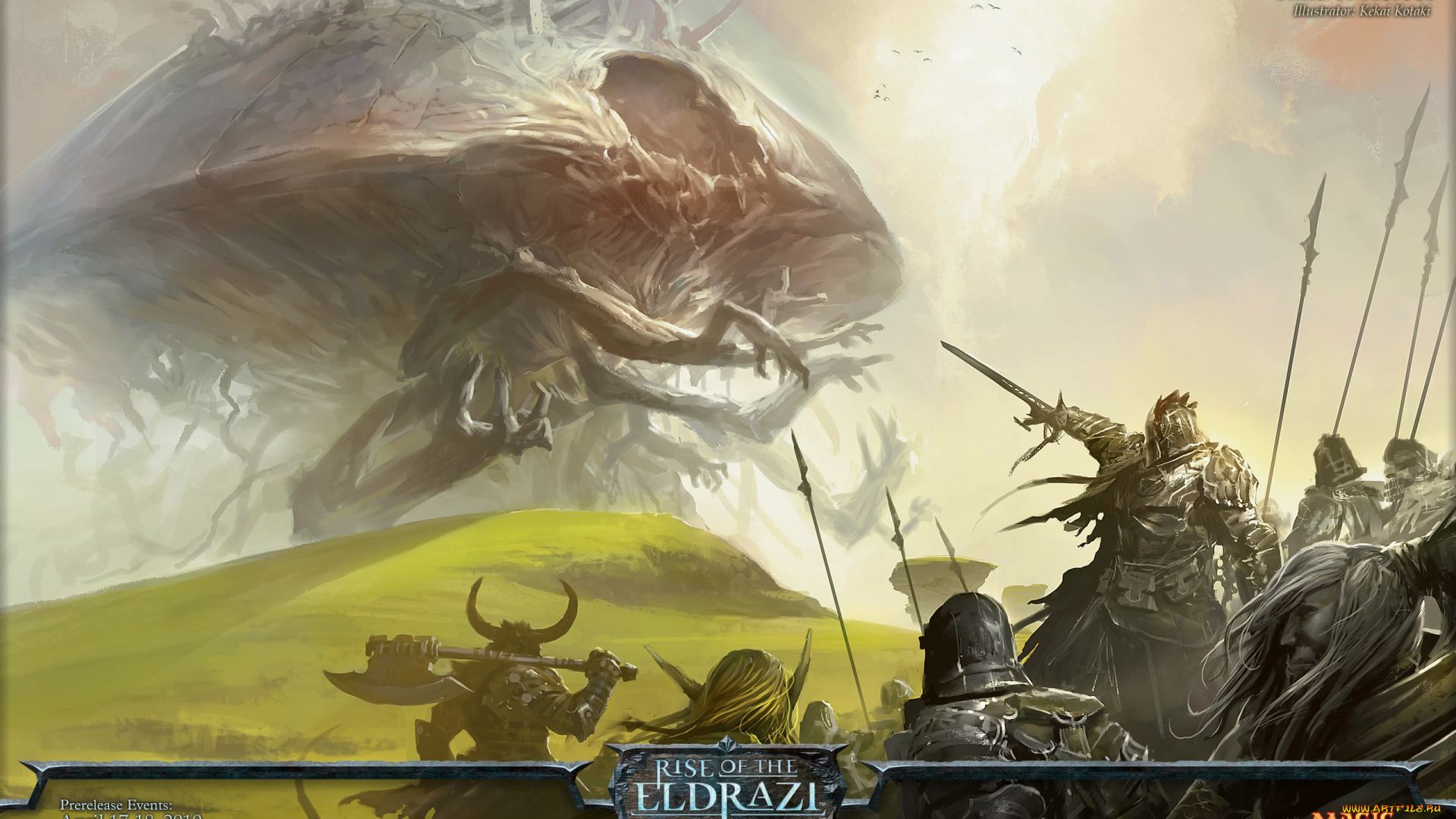 видео, игры, magic, the, gathering, rise, of, eldrazi