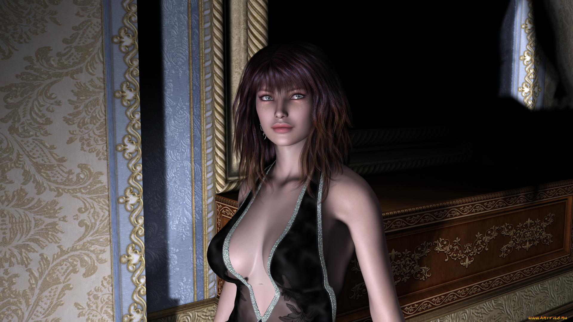 3д, графика, people, люди, взгляд