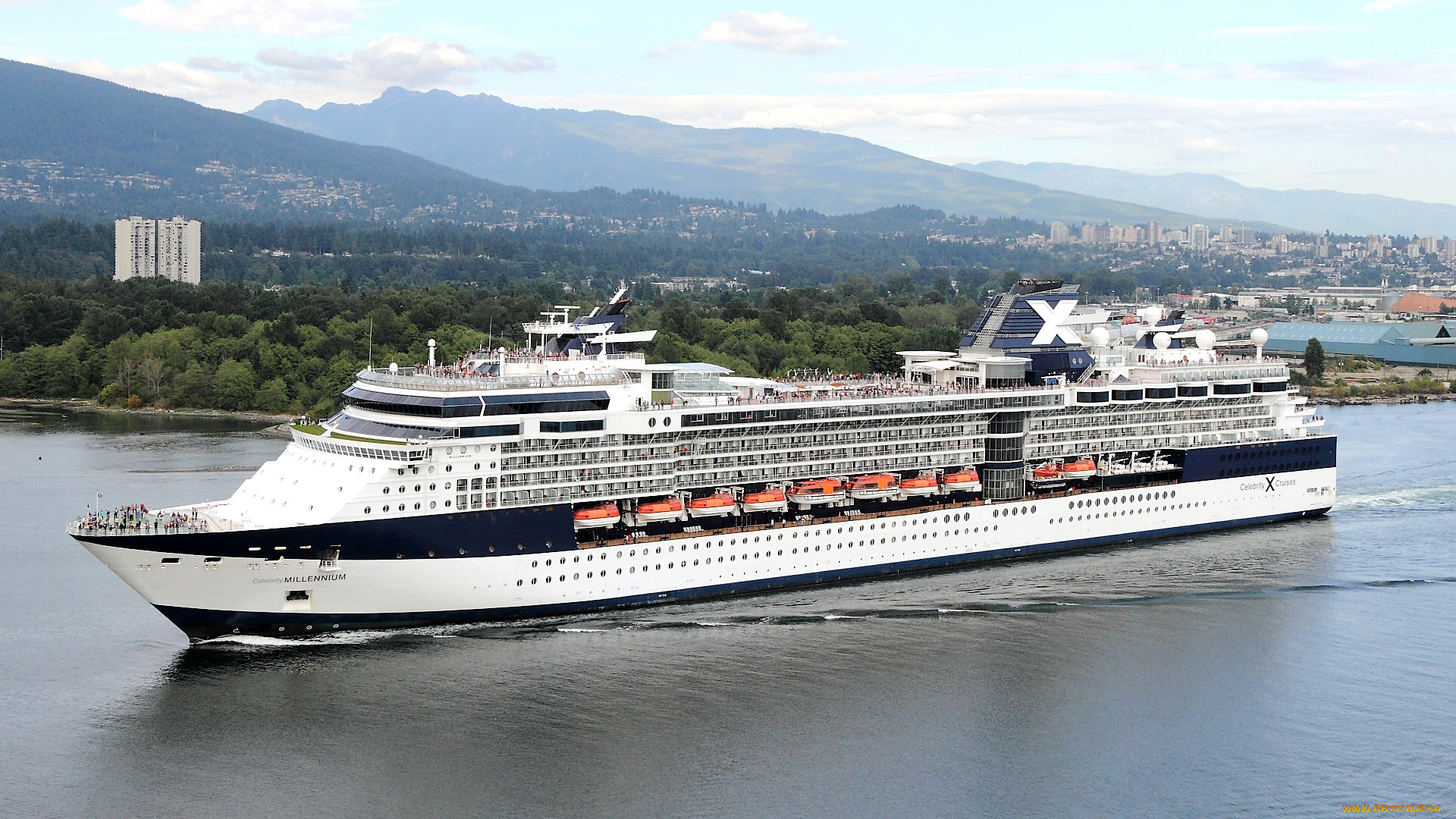 корабли, лайнеры, круиз