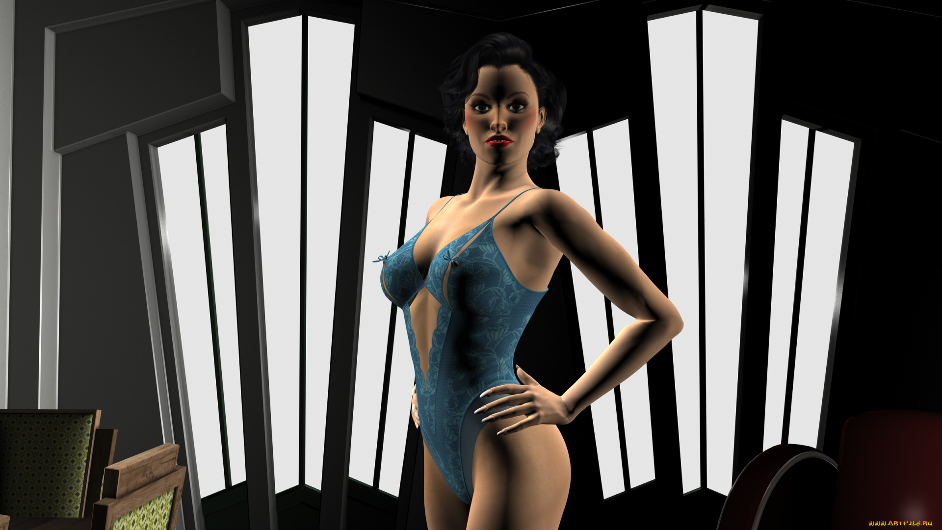 3д, графика, люди, , people, взгляд, фон, девушка