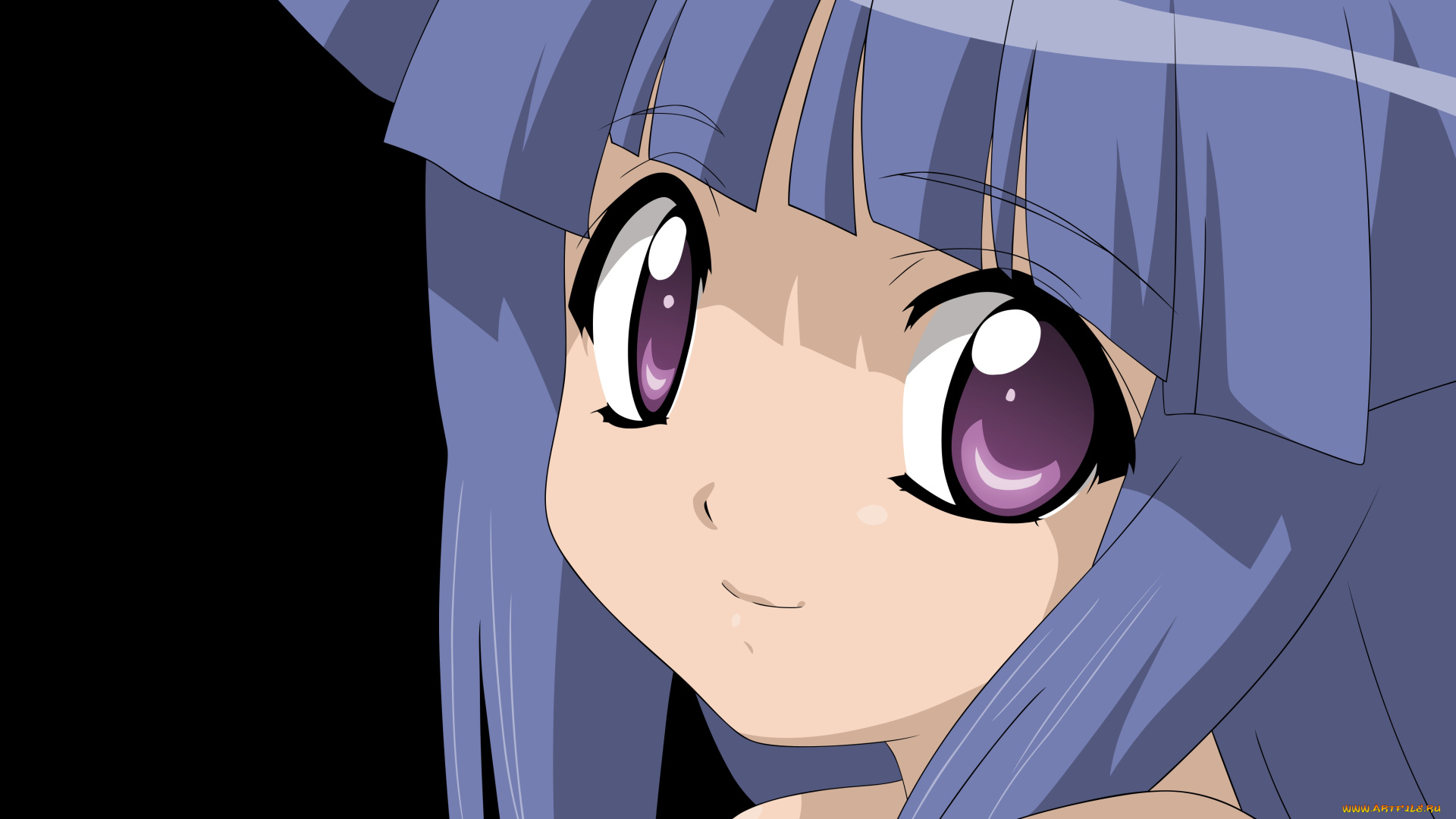 аниме, higurashi, no, naku, koro, ni, девушка, higurashi, no, naku, koro, ni, взгляд, лицо