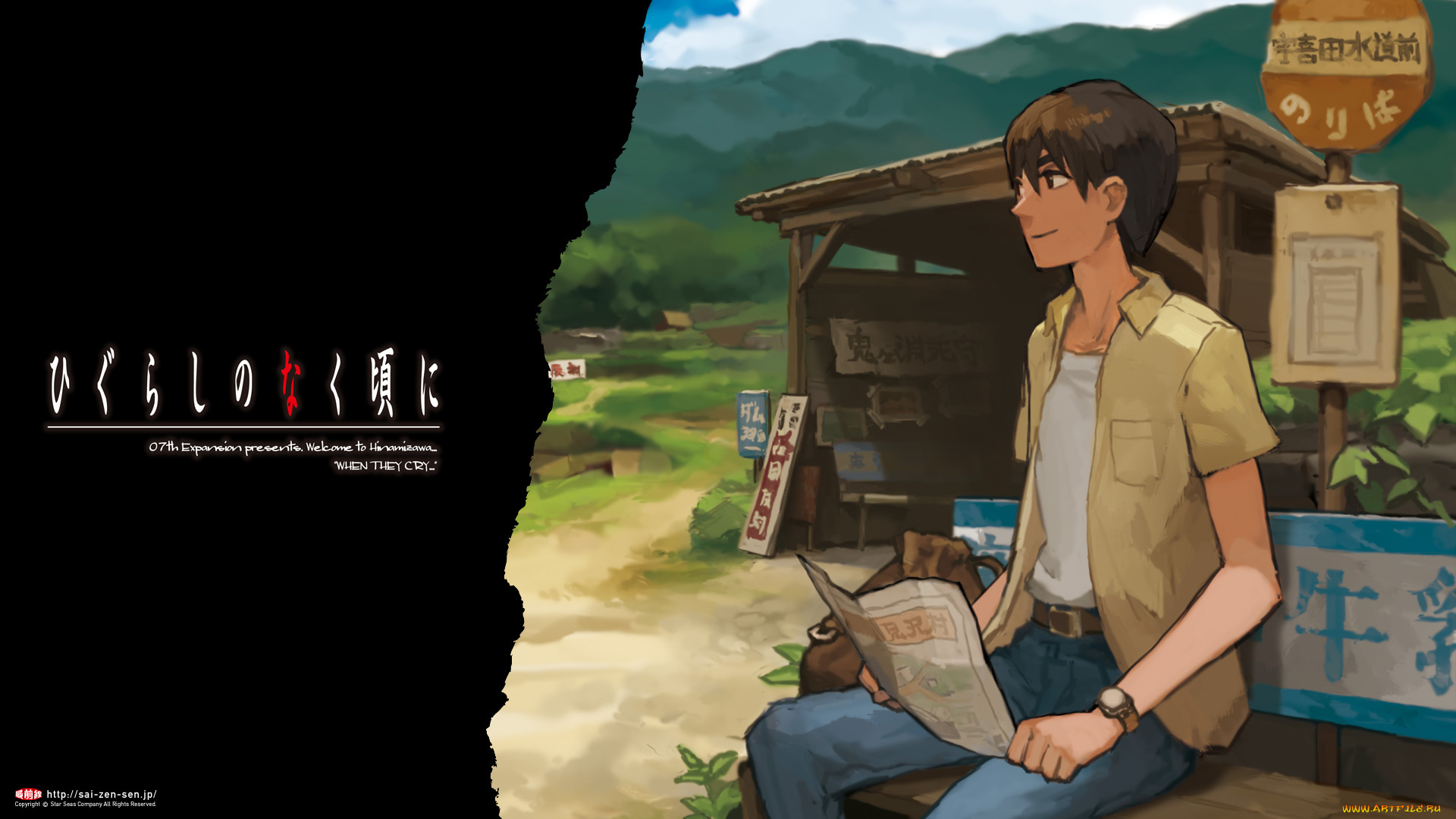 аниме, higurashi, no, naku, koro, ni, higurashi, no, naku, koro, ni