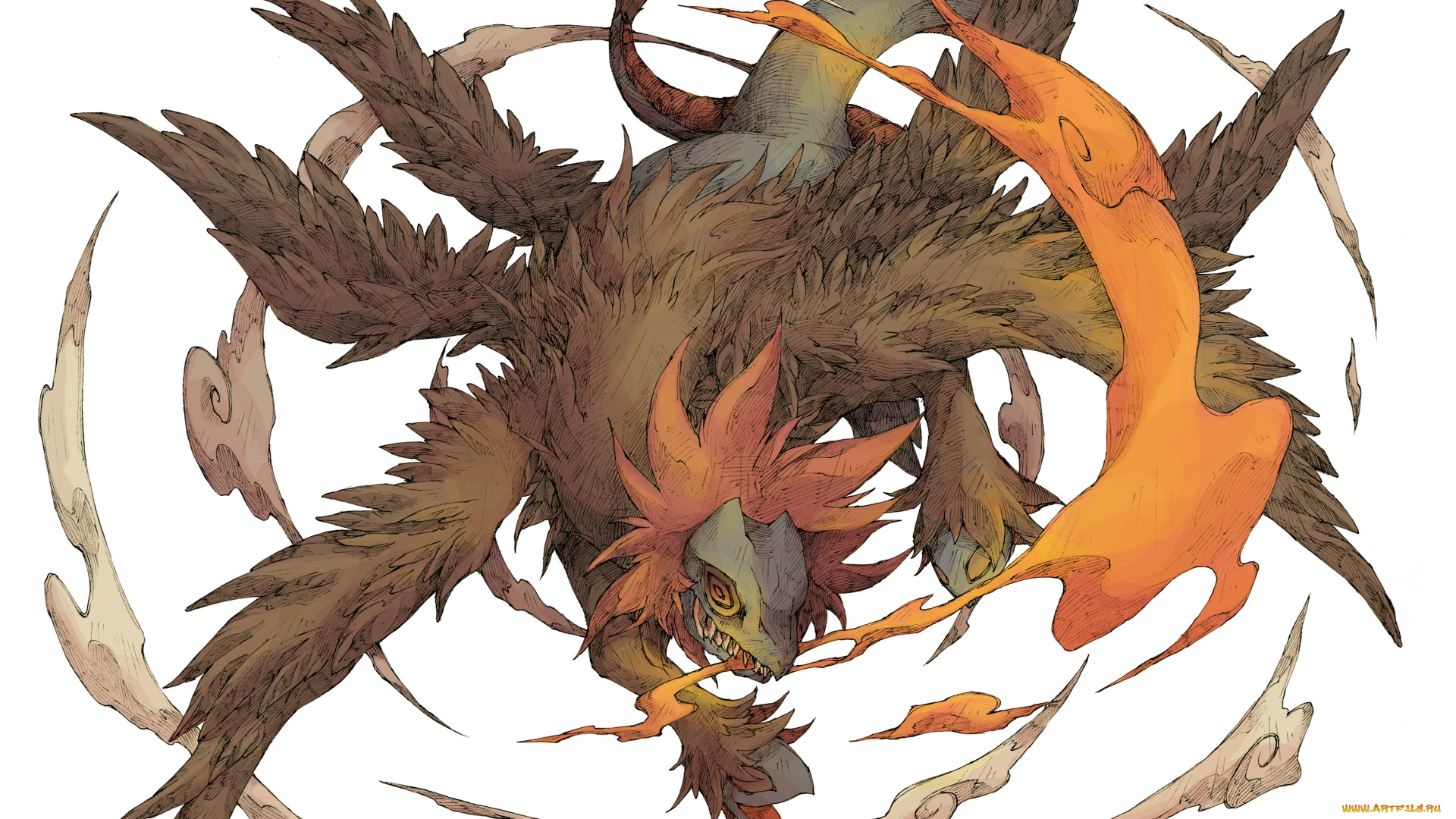 аниме, pokemon, hydreigon