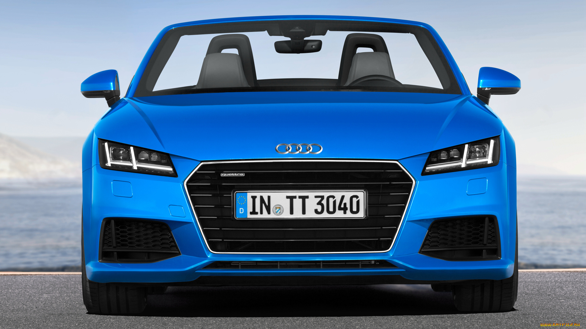 автомобили, audi, tt, s-line, quattro, tfsi, 2-0, roadster, синий, 2014г, 8s