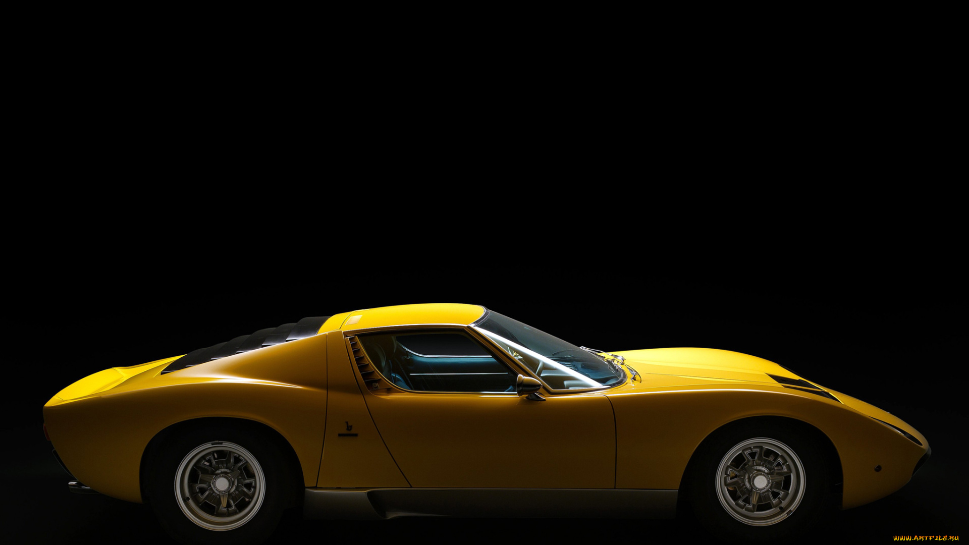 автомобили, lamborghini, sv, p400, miura, uk-spec, желтый