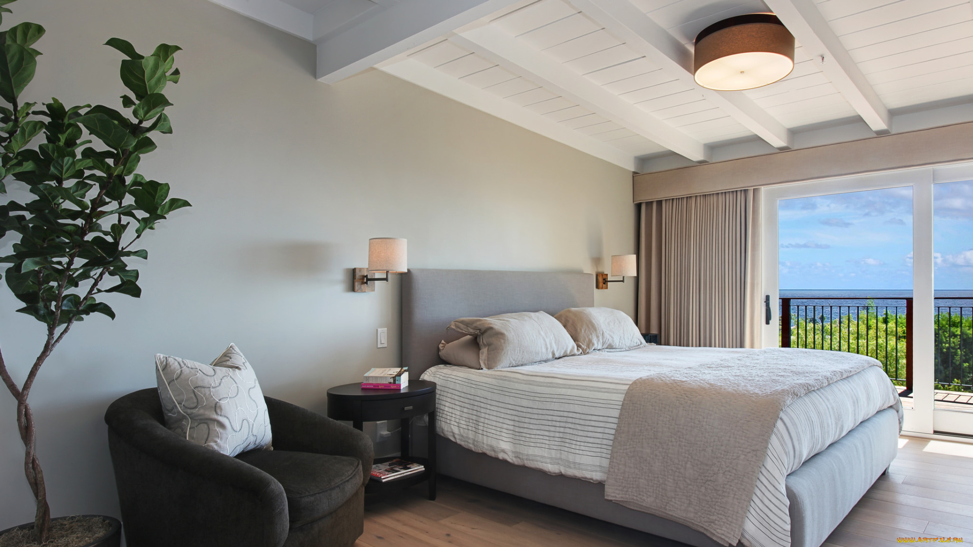 интерьер, спальня, белье, постель, уют, дизайн, стиль