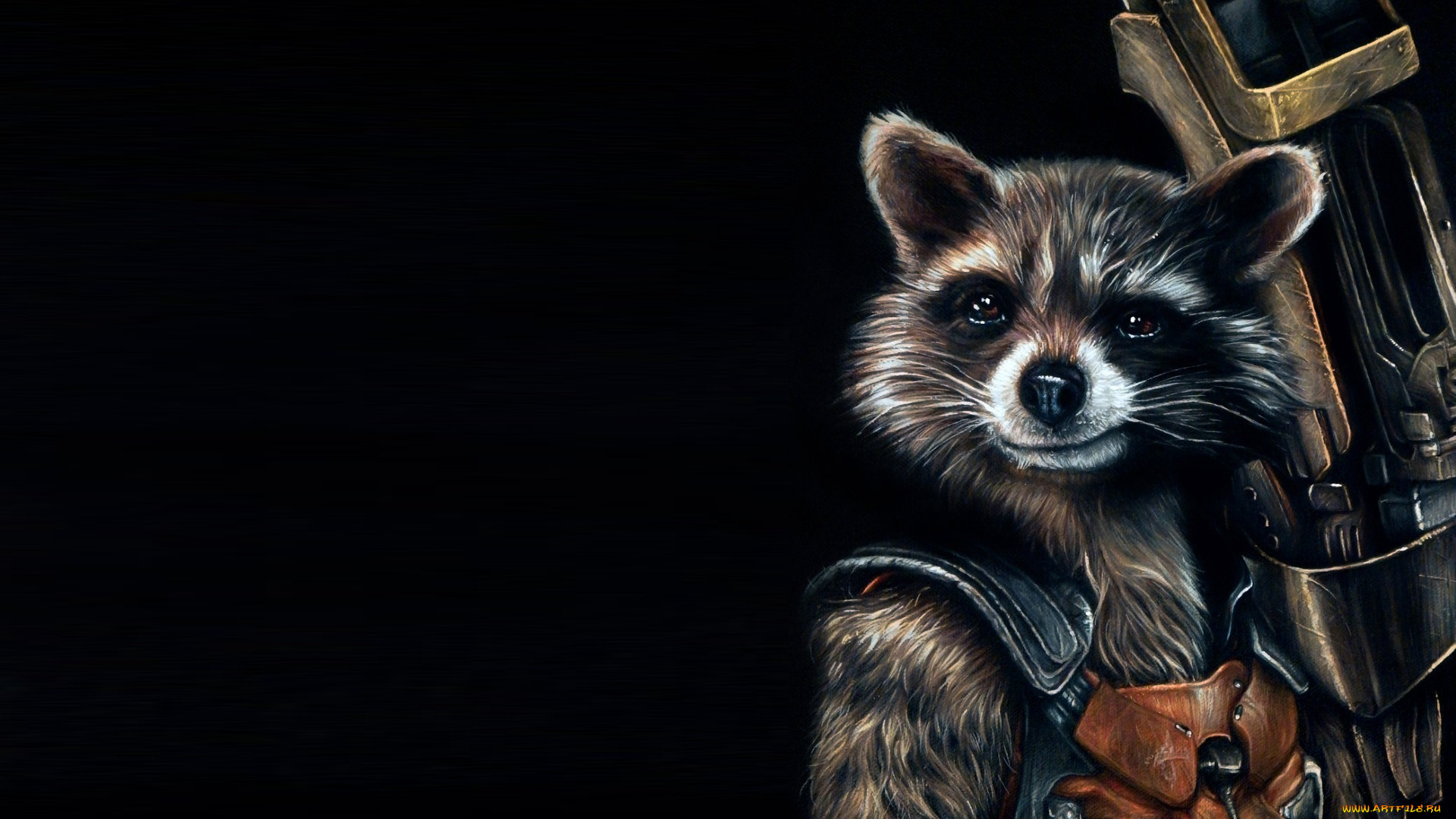 рисованные, кино, art, rocket, raccoon, ракета, фон, арт, guardians, of, the, galaxy, стражи, галактики, енот