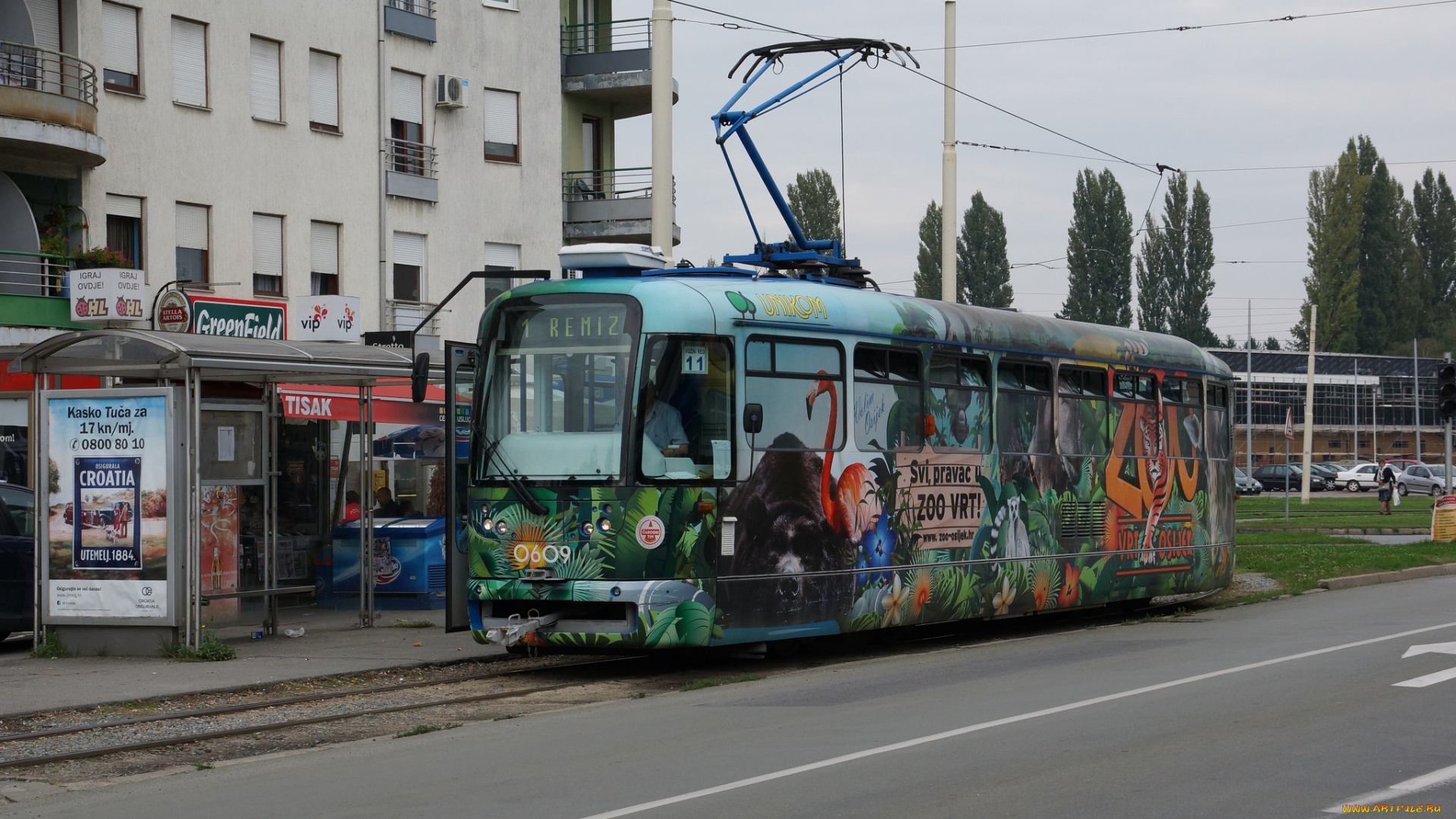 техника, трамваи, город, улица, трамвай, рельсы