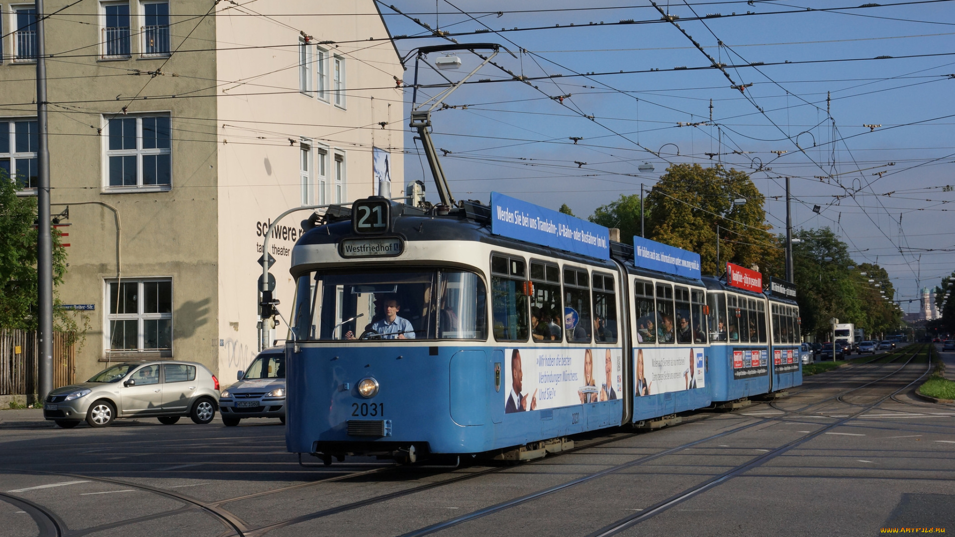 техника, трамваи, рельсы, трамвай, улица, город