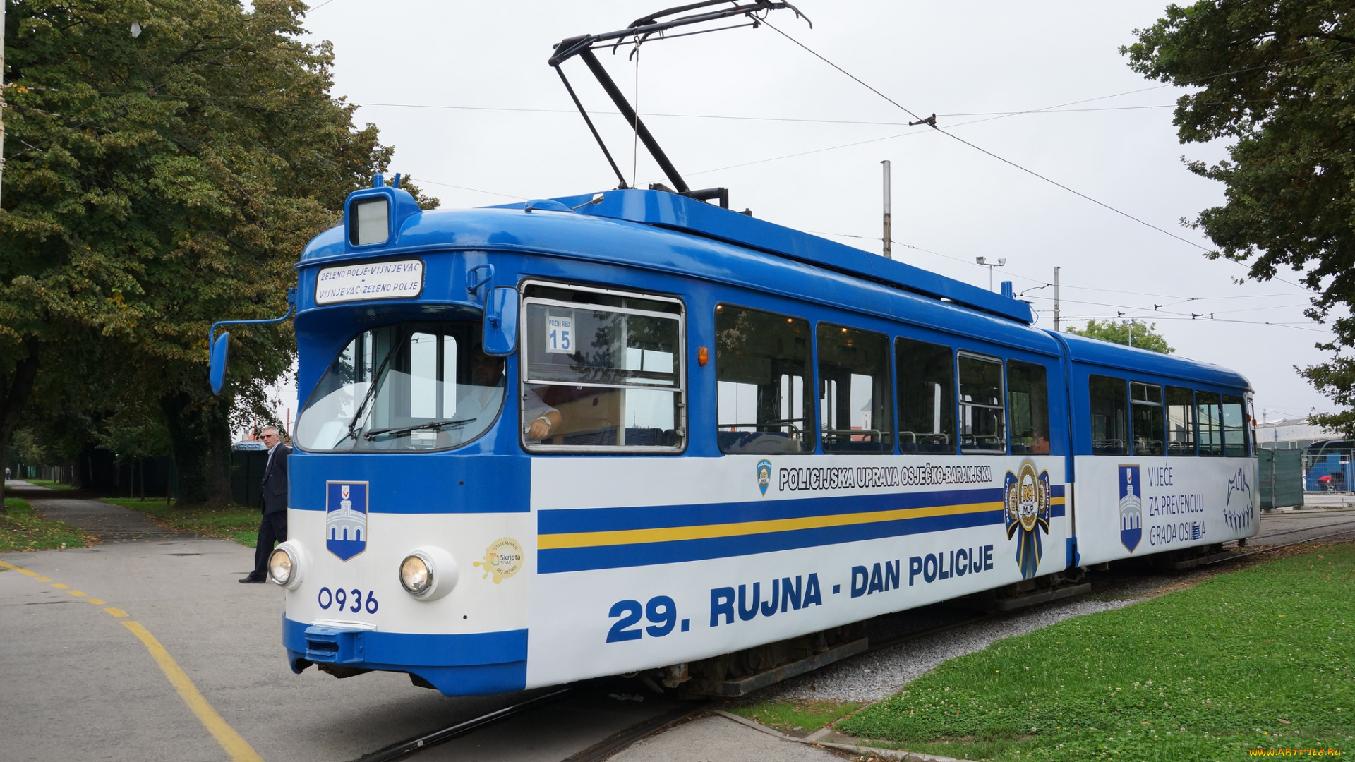 техника, трамваи, трамвай, рельсы, улица, город