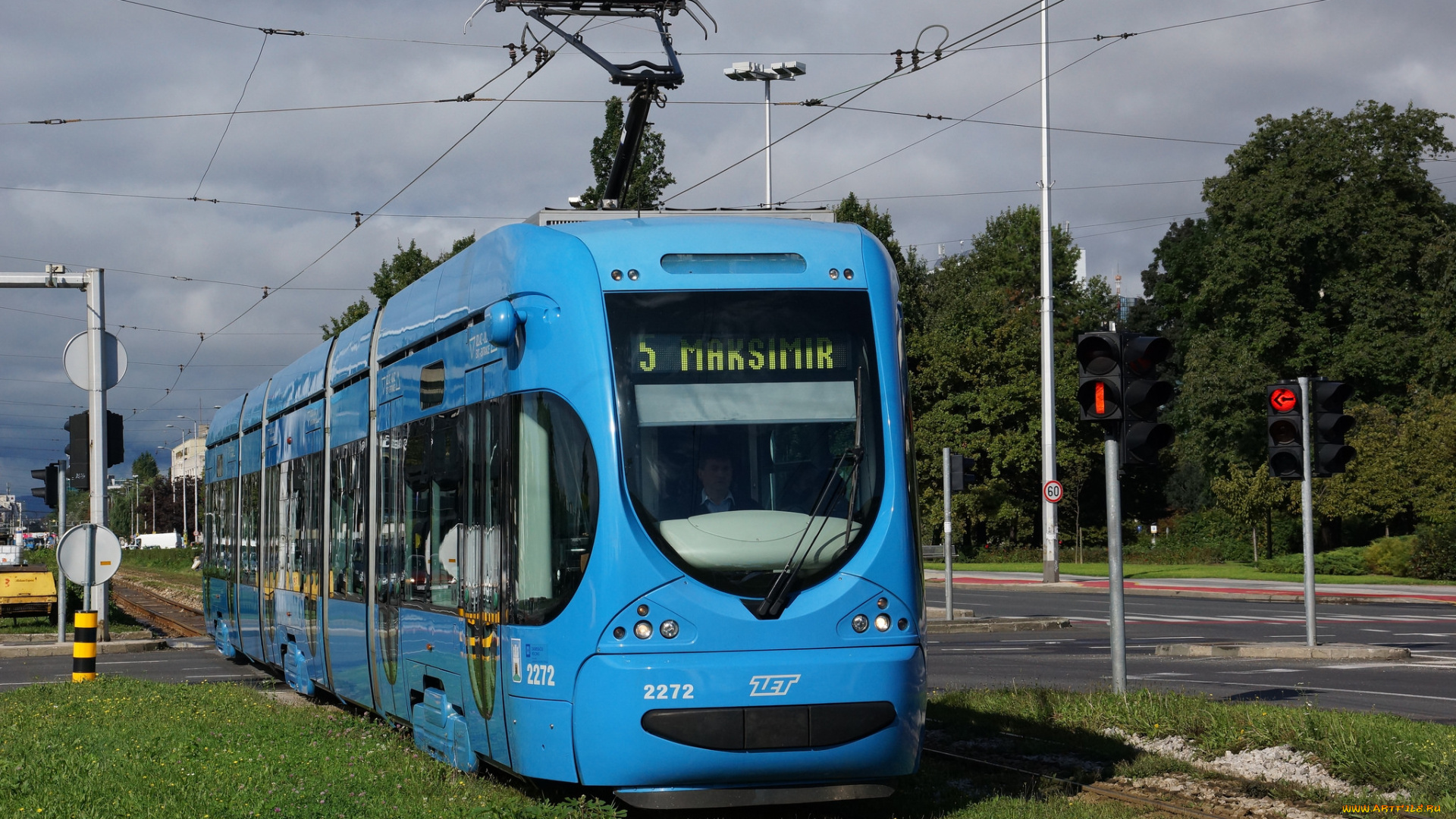 техника, трамваи, трамвай, рельсы, улица, город