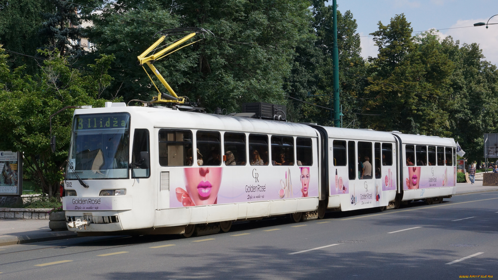 техника, трамваи, трамвай, рельсы, улица, город