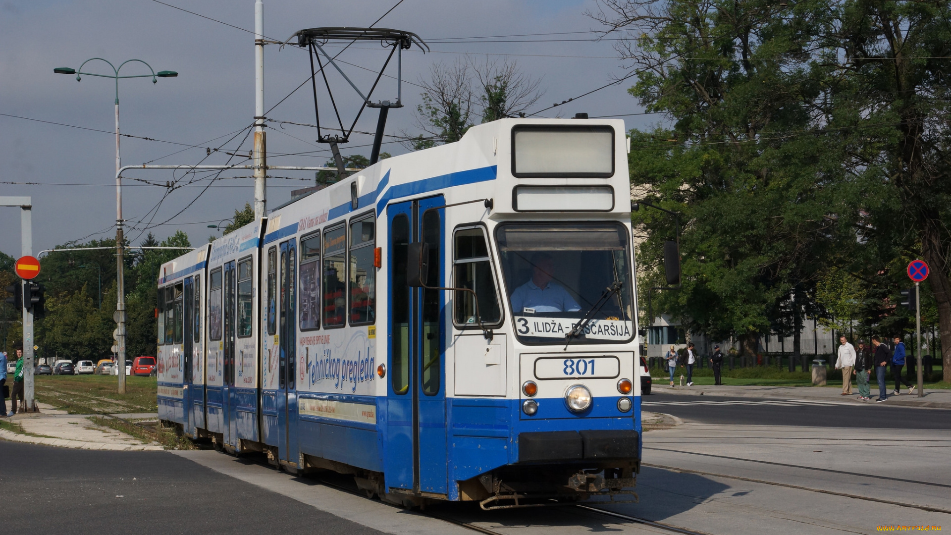 техника, трамваи, трамвай, рельсы, улица, город