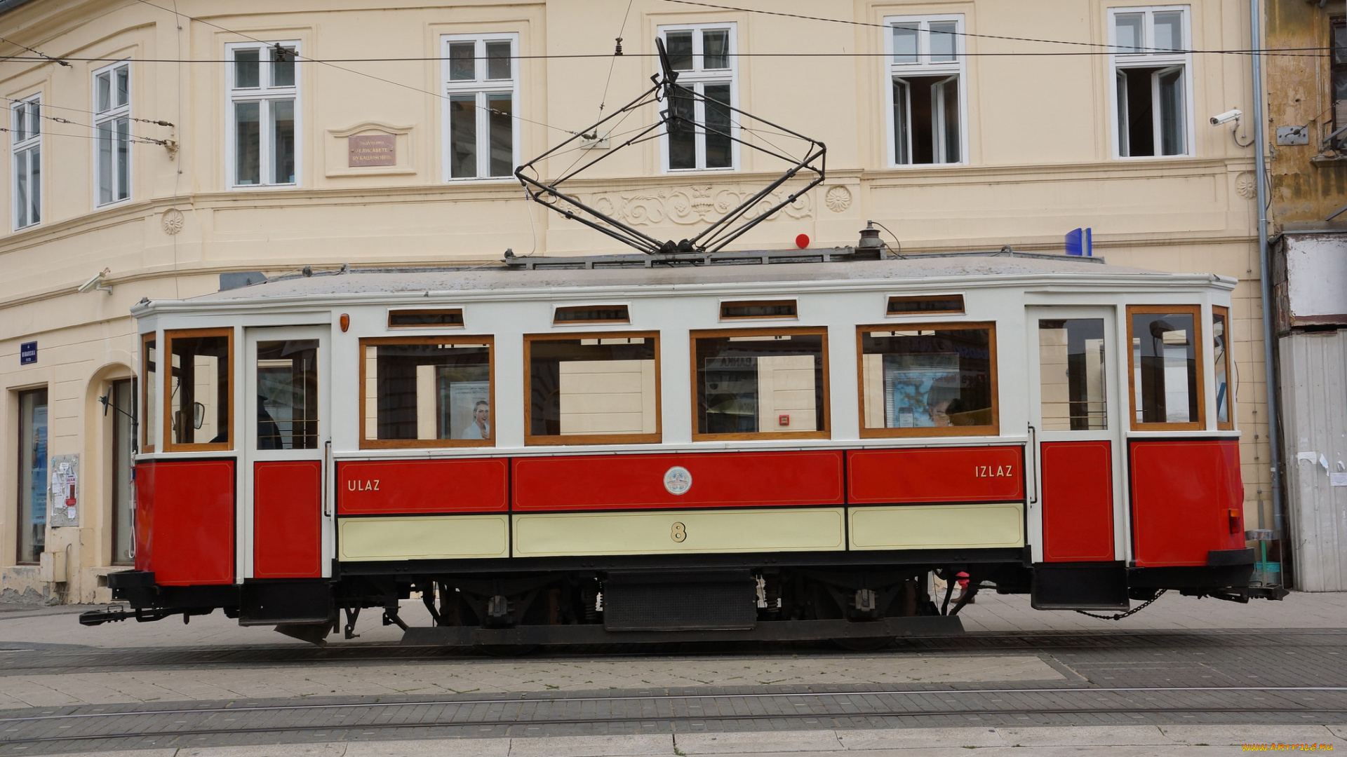 техника, трамваи, трамвай, улица, рельсы, город