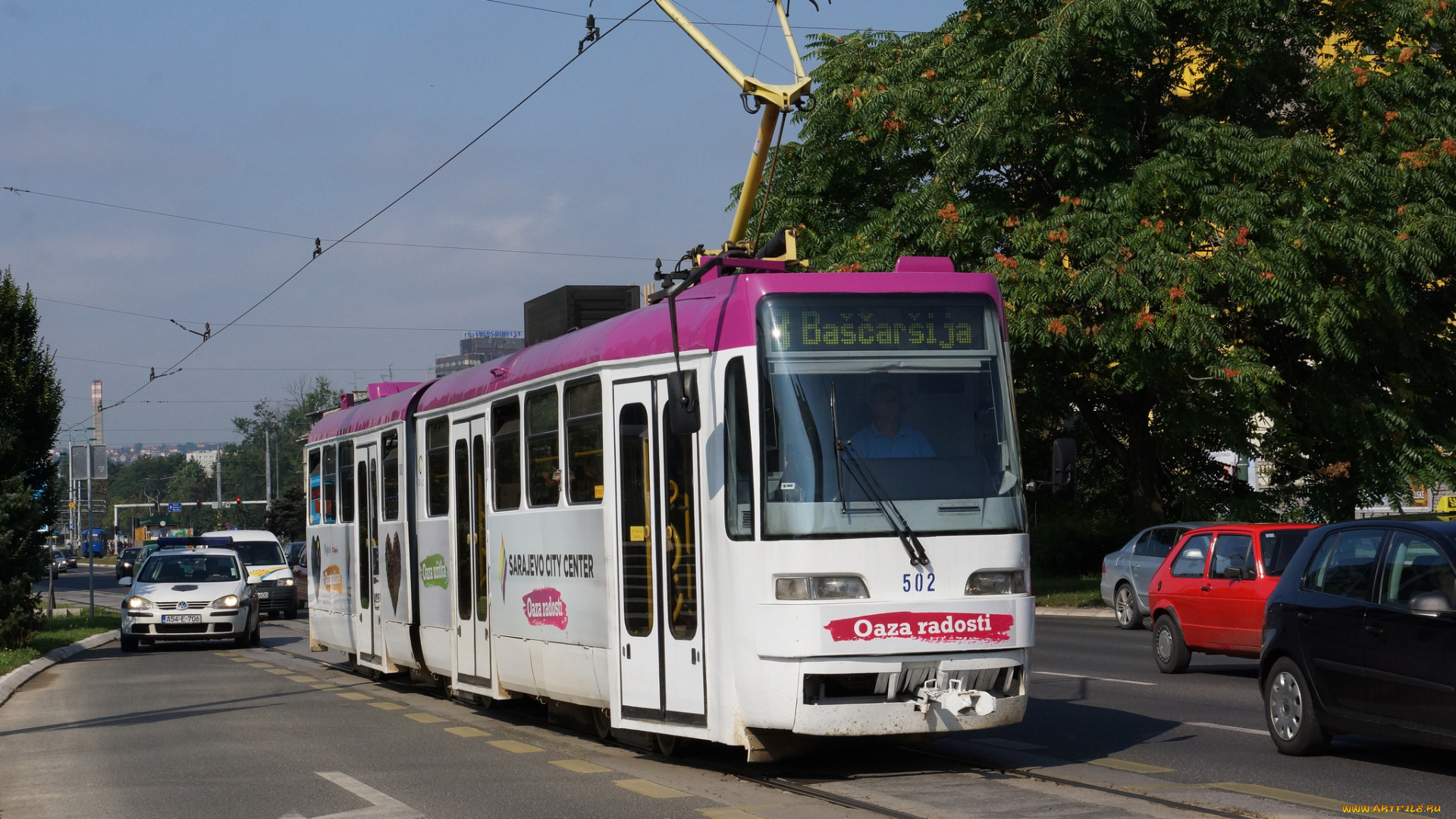 техника, трамваи, улица, город, трамвай, рельсы