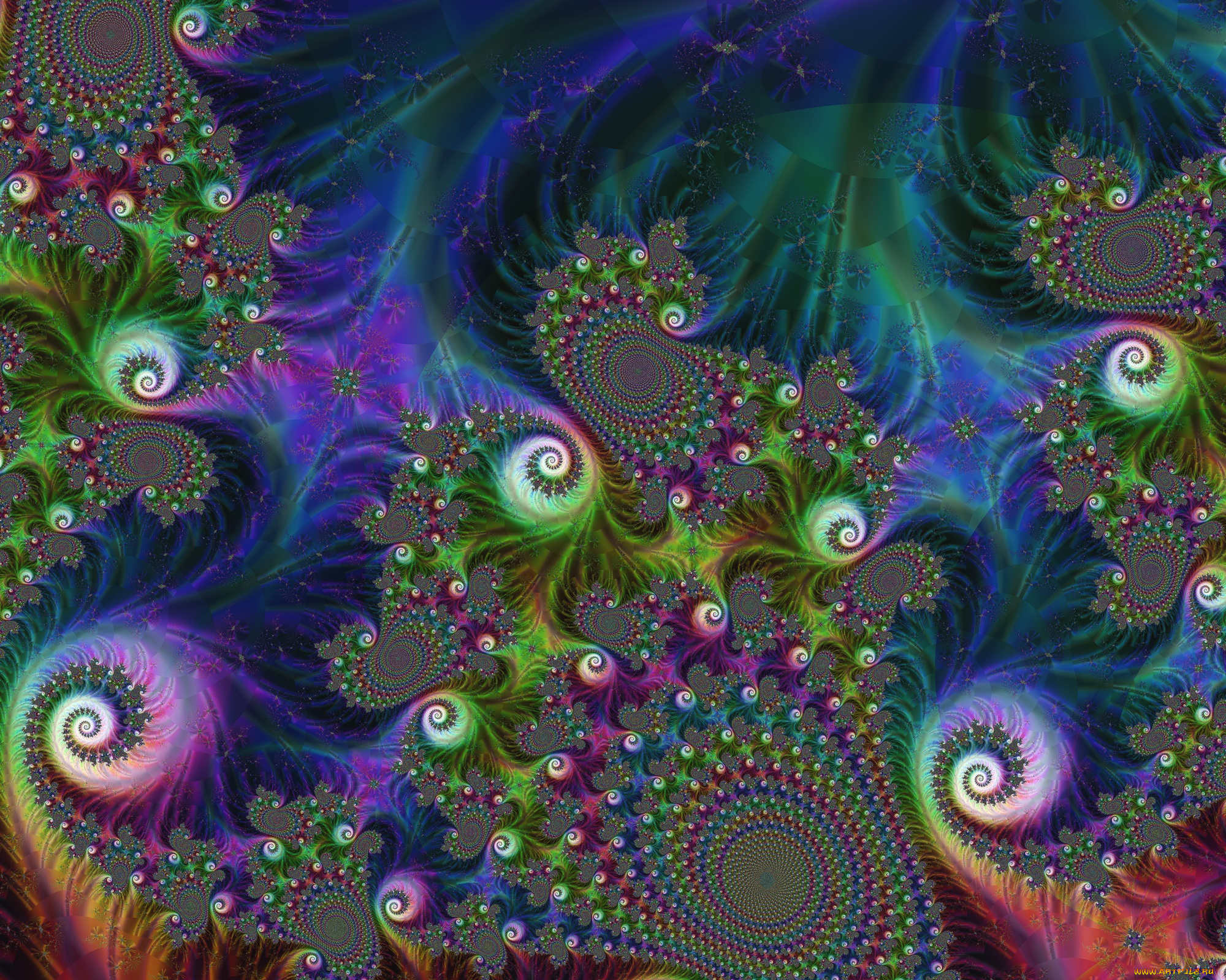3д, графика, фракталы, , fractal, фон, цвета, узор