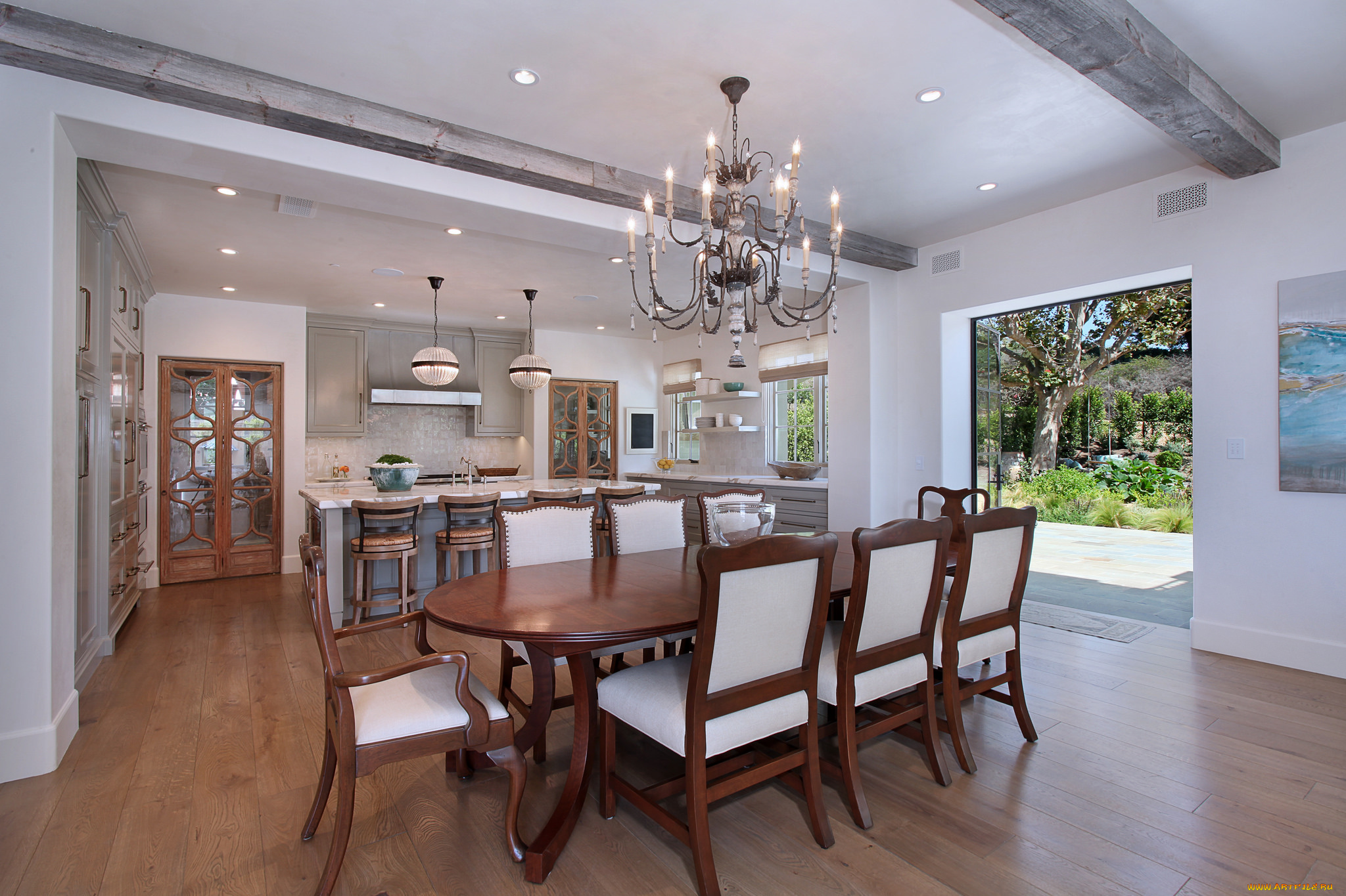 интерьер, кухня, дизайн, стиль, уют