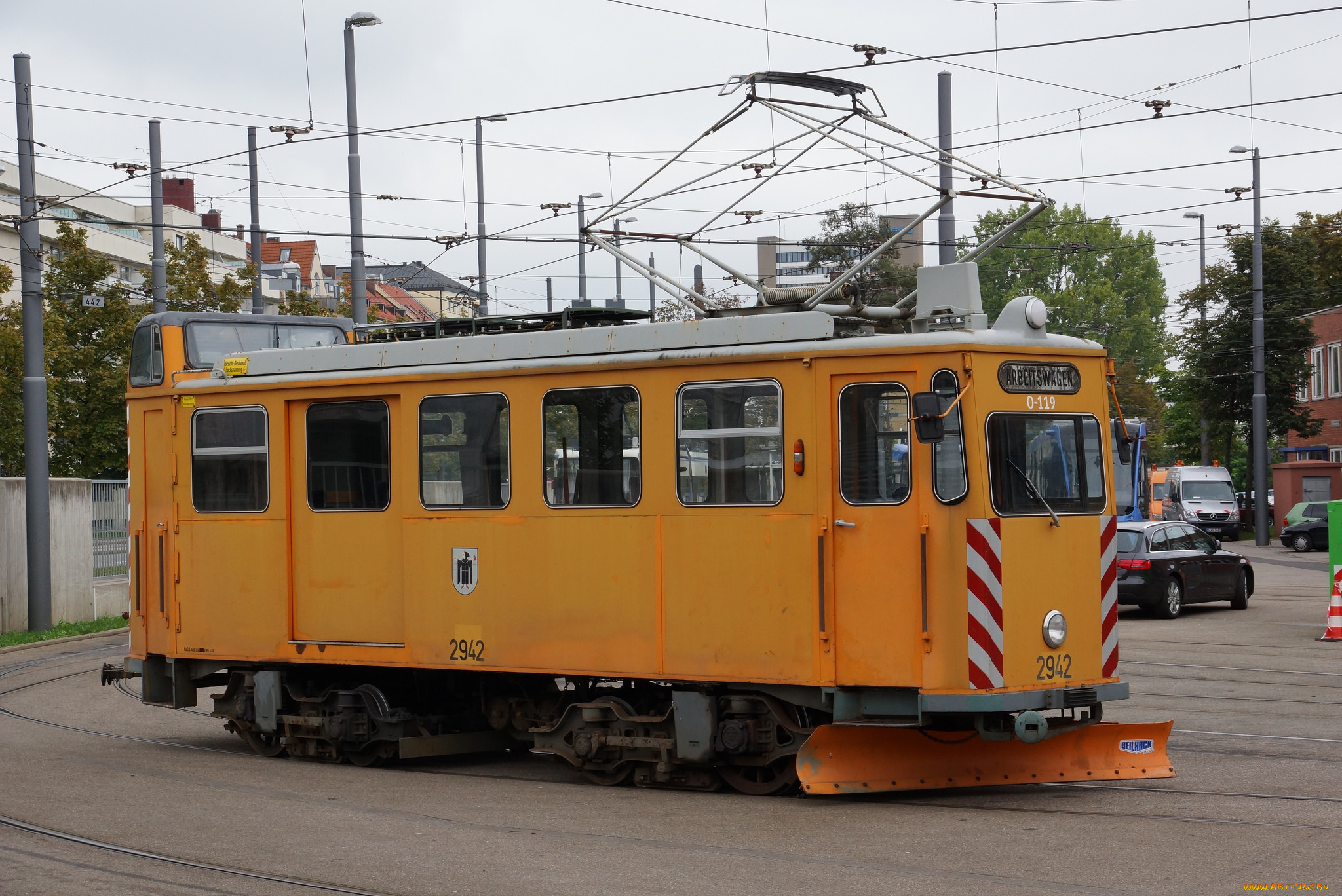 техника, трамваи, город, трамвай, улица, рельсы