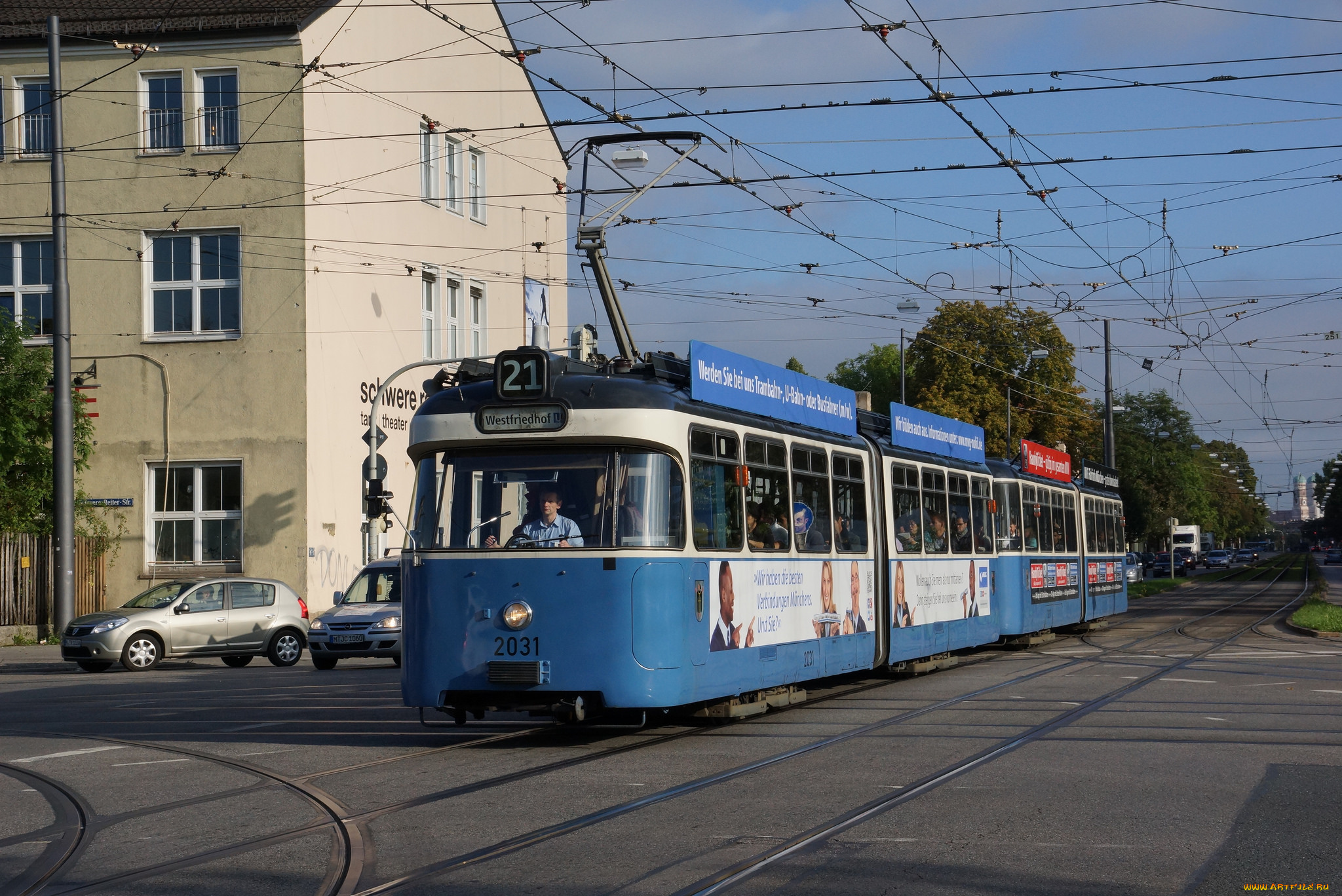 техника, трамваи, рельсы, трамвай, улица, город