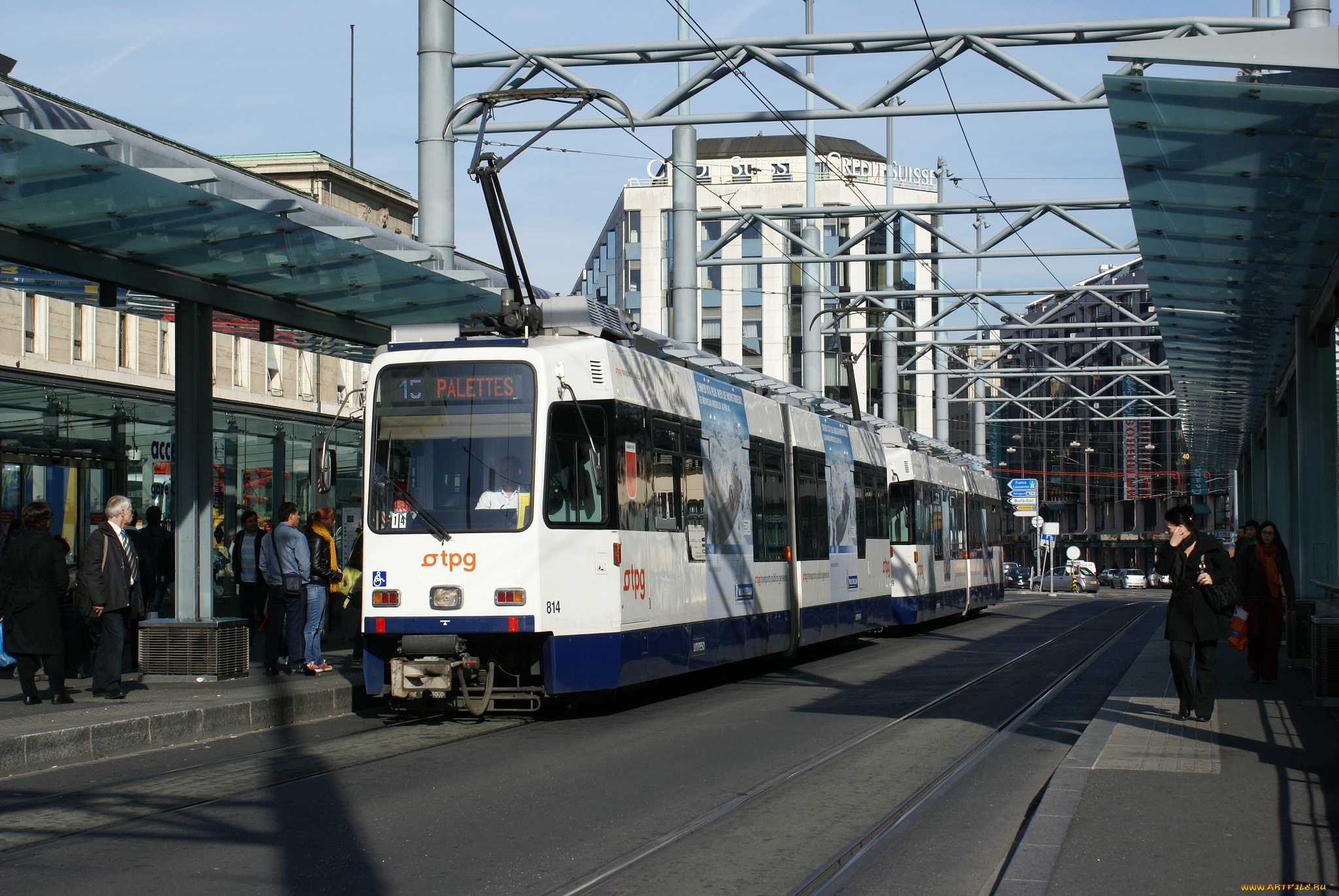 техника, трамваи, трамвай, рельсы, улица, город