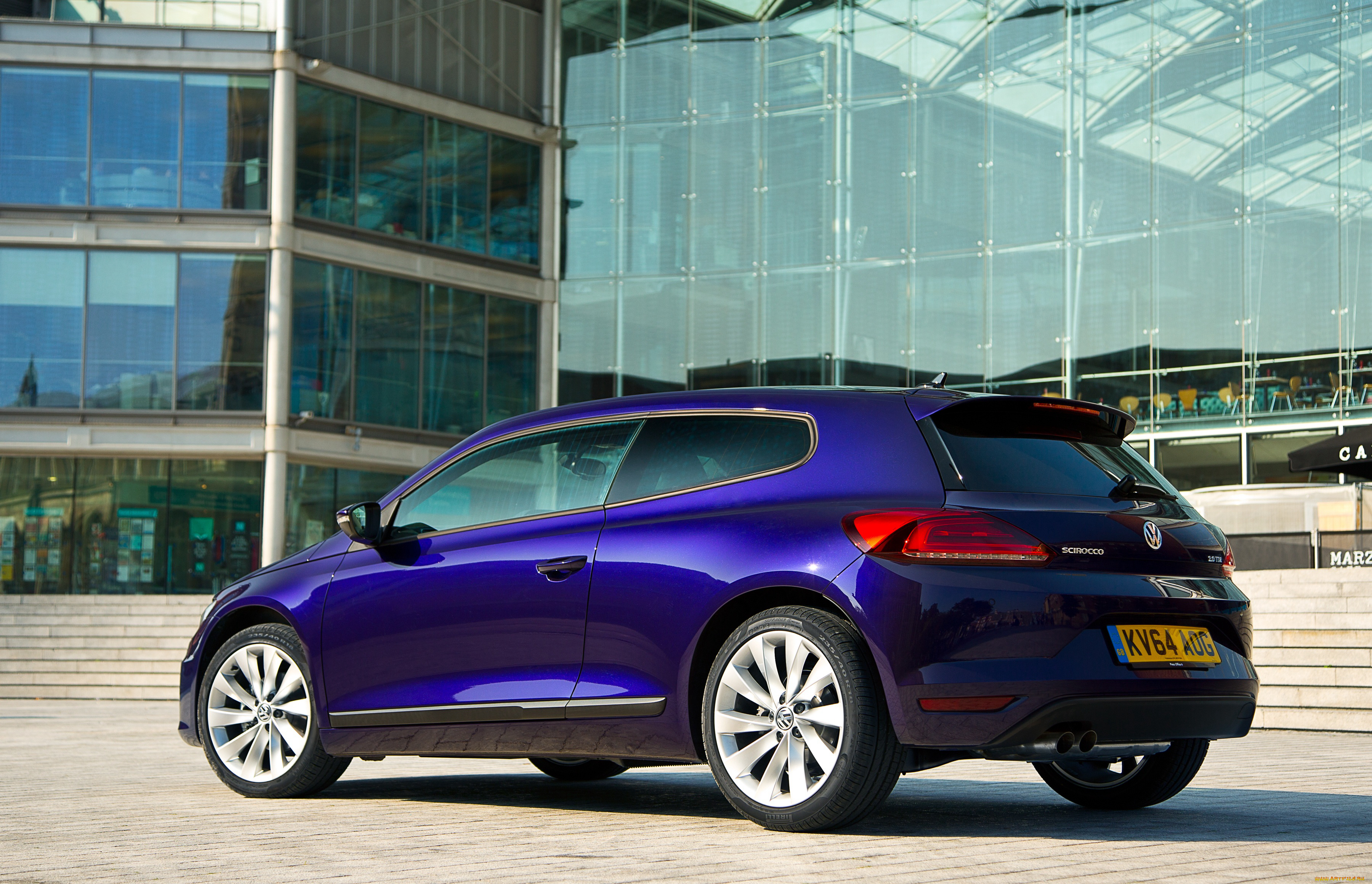 автомобили, volkswagen, синий, 2-0, scirocco, 2014г, uk-spec, tdi