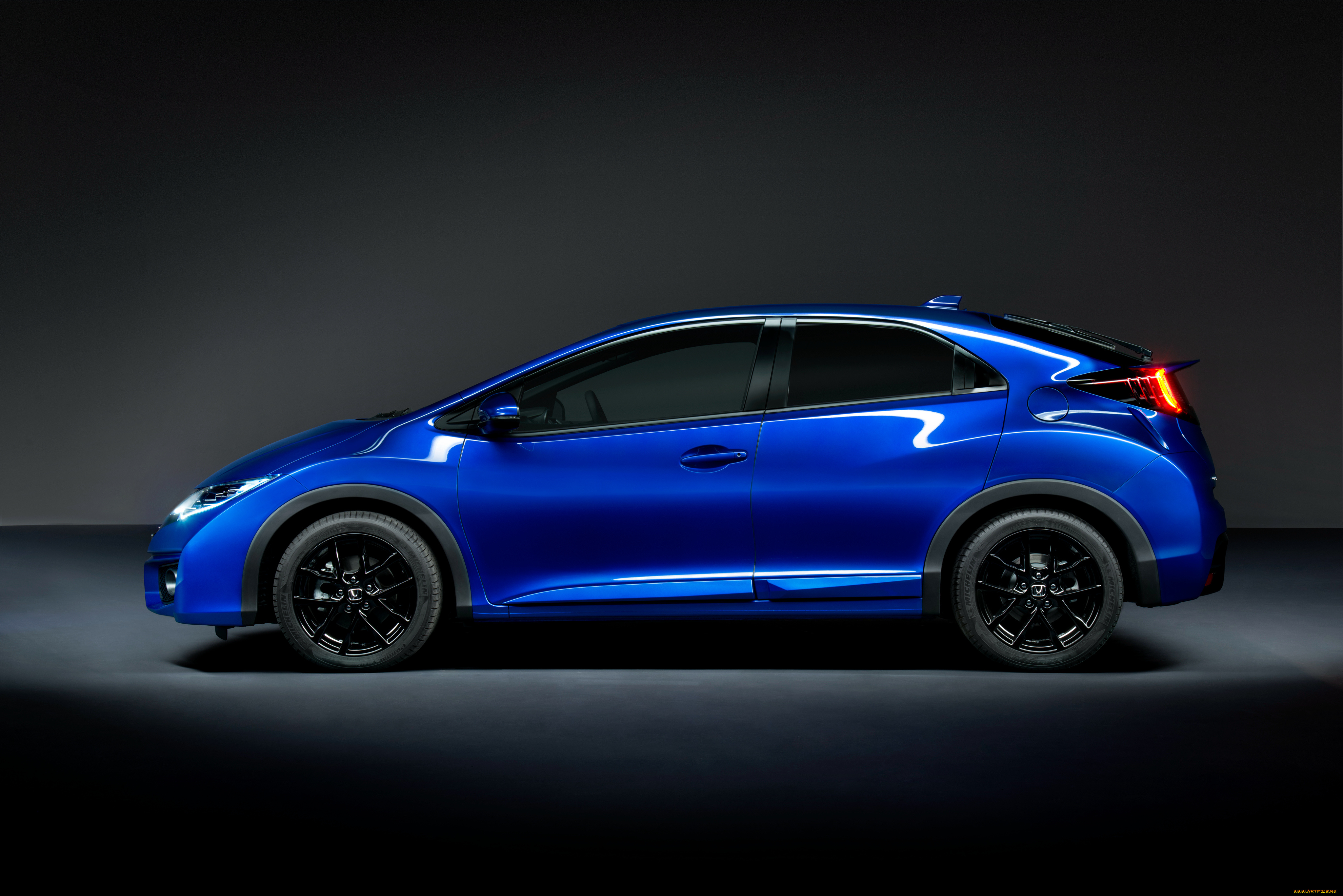 автомобили, honda, синий, 2014г, sport, civic