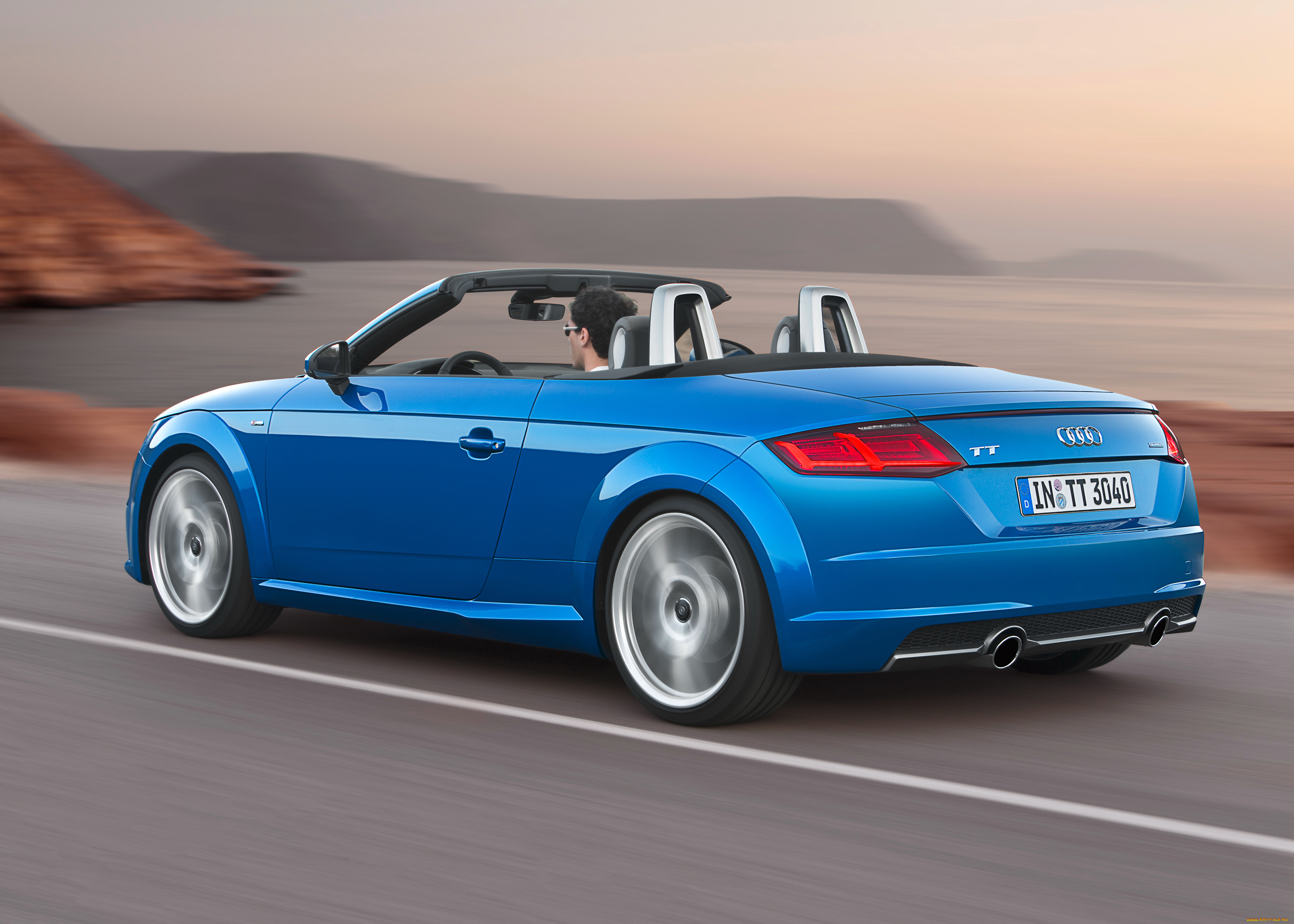 автомобили, audi, синий, 2014г, 8s, tt, roadster, 2-0, tfsi, quattro, s-line