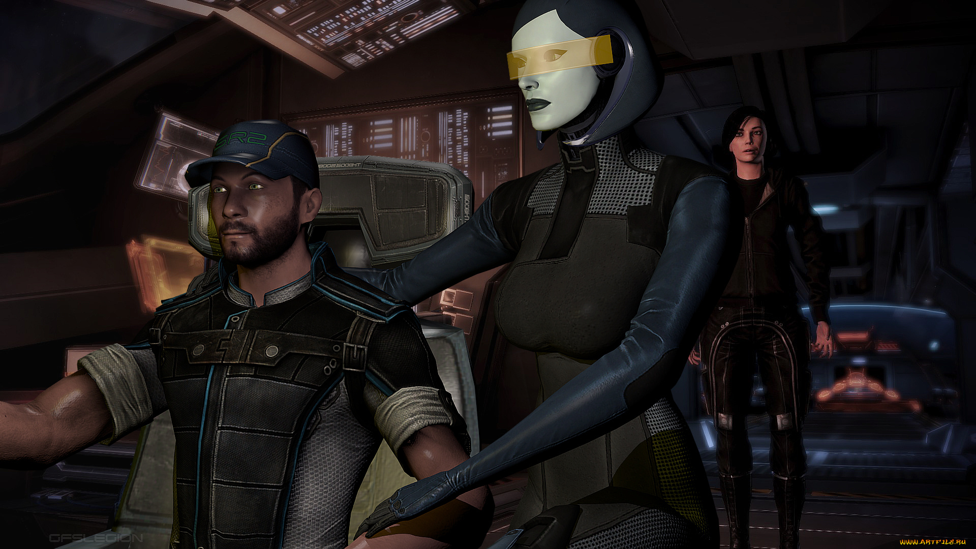 3д, графика, фантазия, , fantasy, девушки, взгляд, фон, мужчина