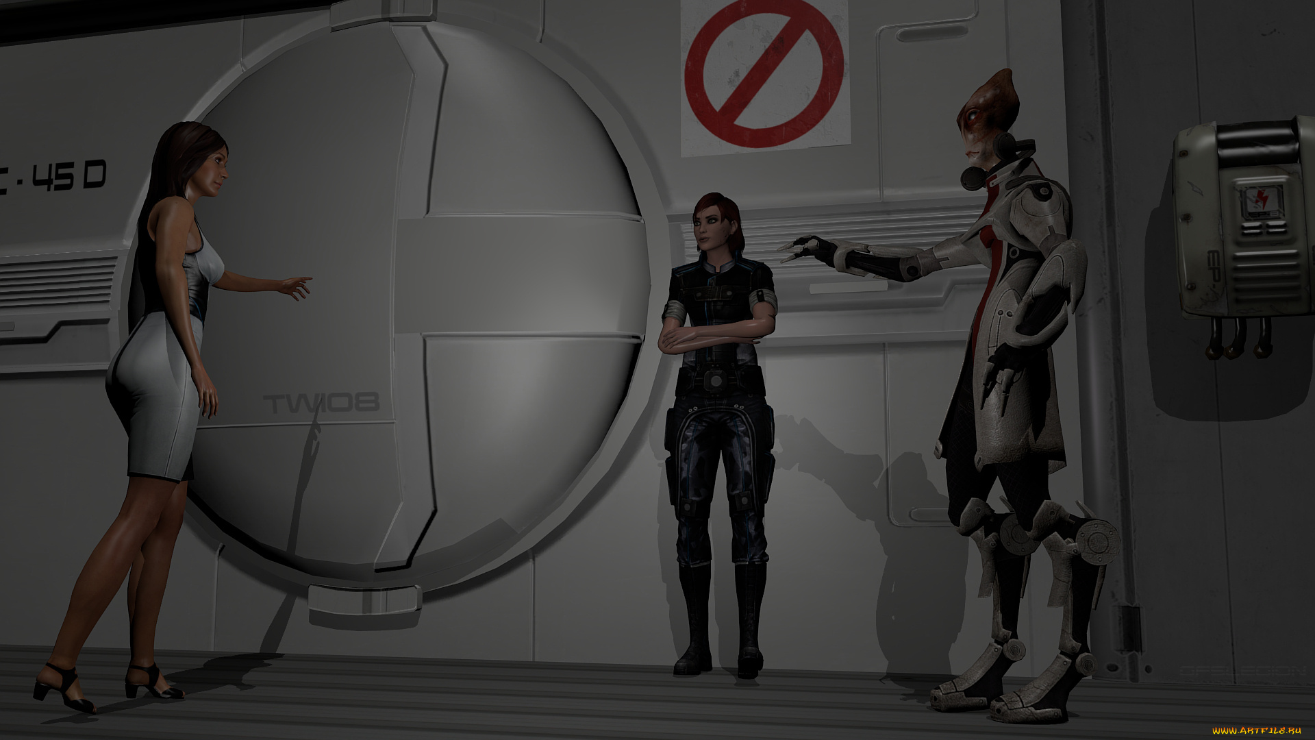 3д, графика, фантазия, , fantasy, девушки, взгляд, фон, существо