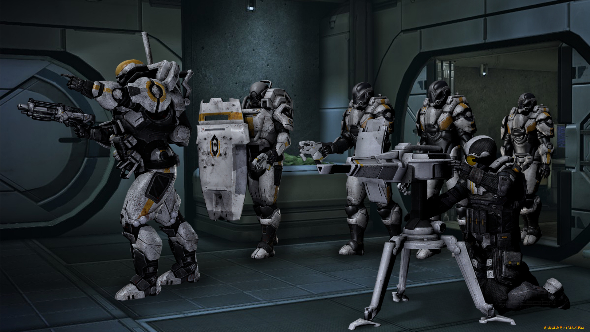 3д, графика, фантазия, , fantasy, киборги