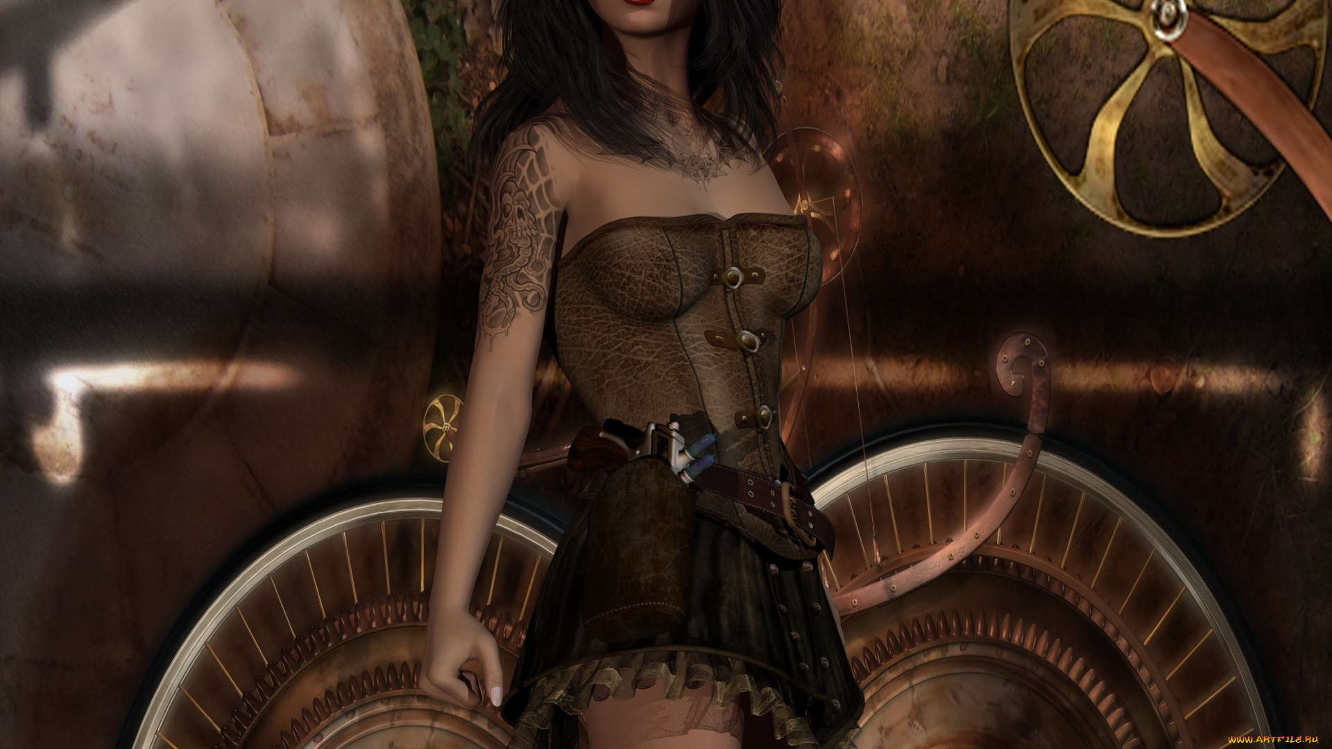 3д, графика, люди, , people, фон, взгляд, девушка