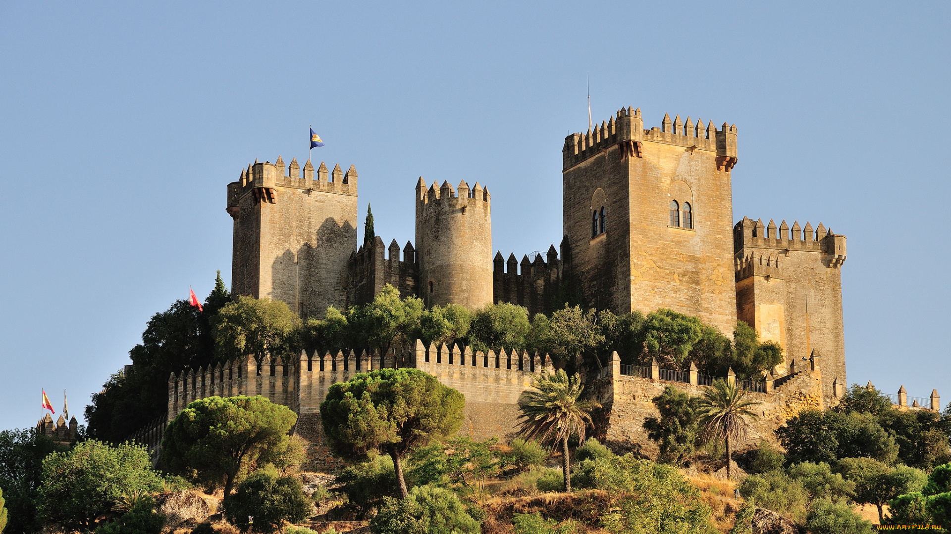 castillo, de, almod&, 243, var, города, замки, испании, холм, замок