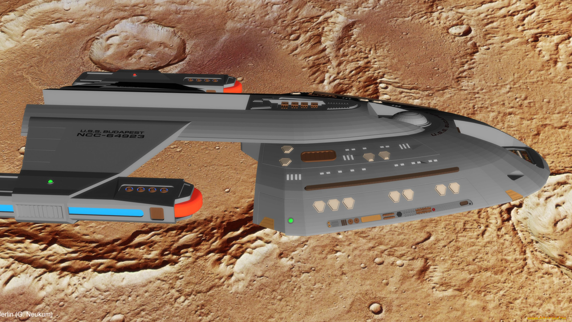 космос, арт, вселенная, полет, космический, корабль, планета