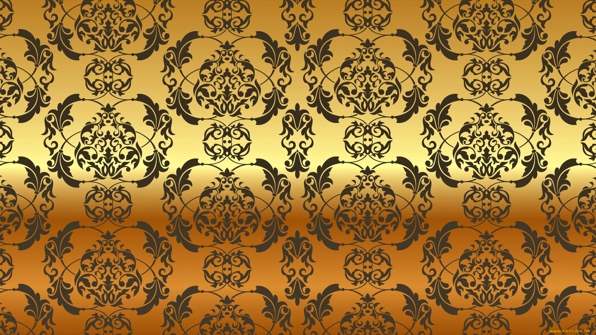 векторная, графика, другое, , other, golden, орнамент, gradient, узор, vintage, золото, background, фон, vector