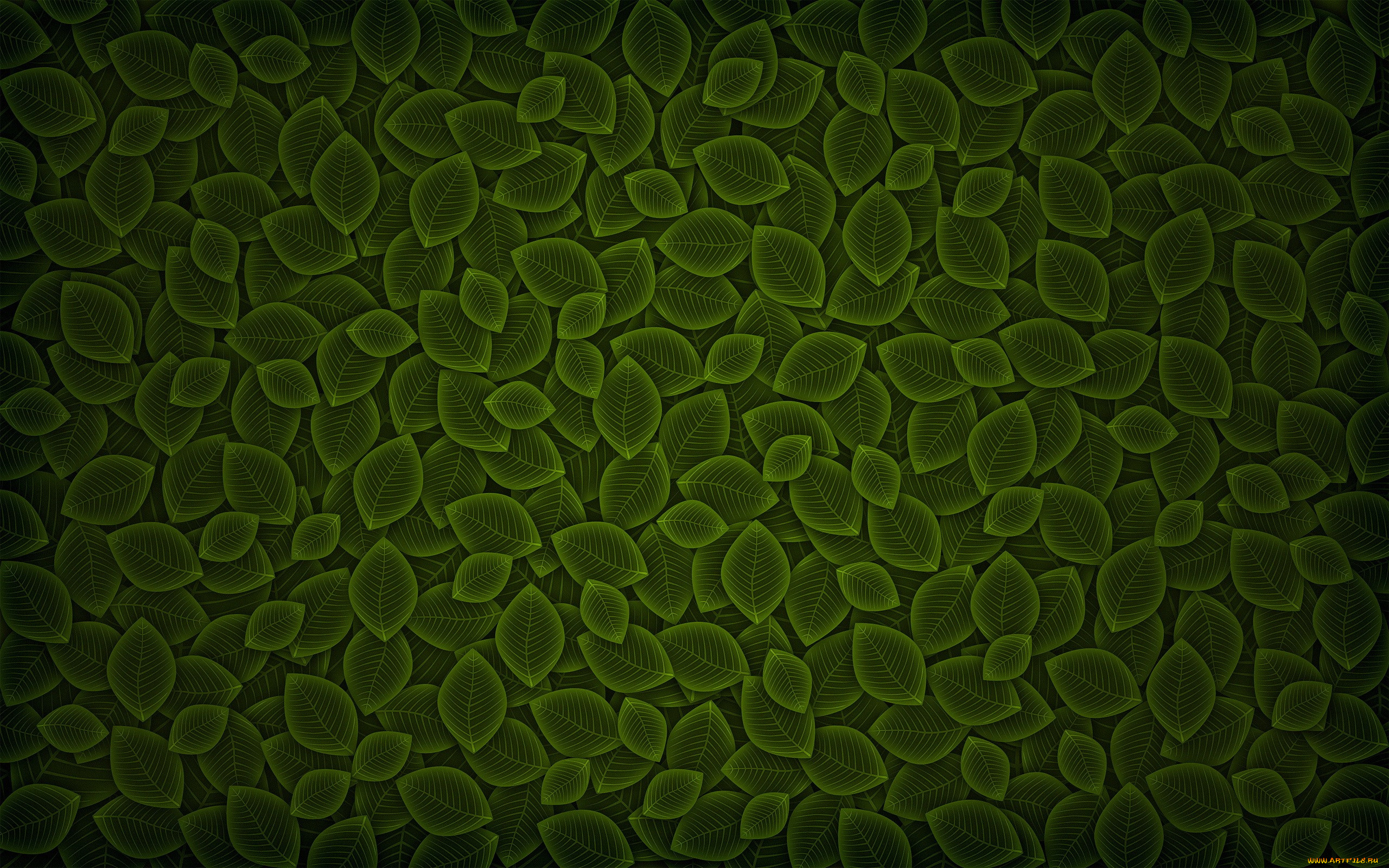 рисованное, vladstudio, ковер, листья