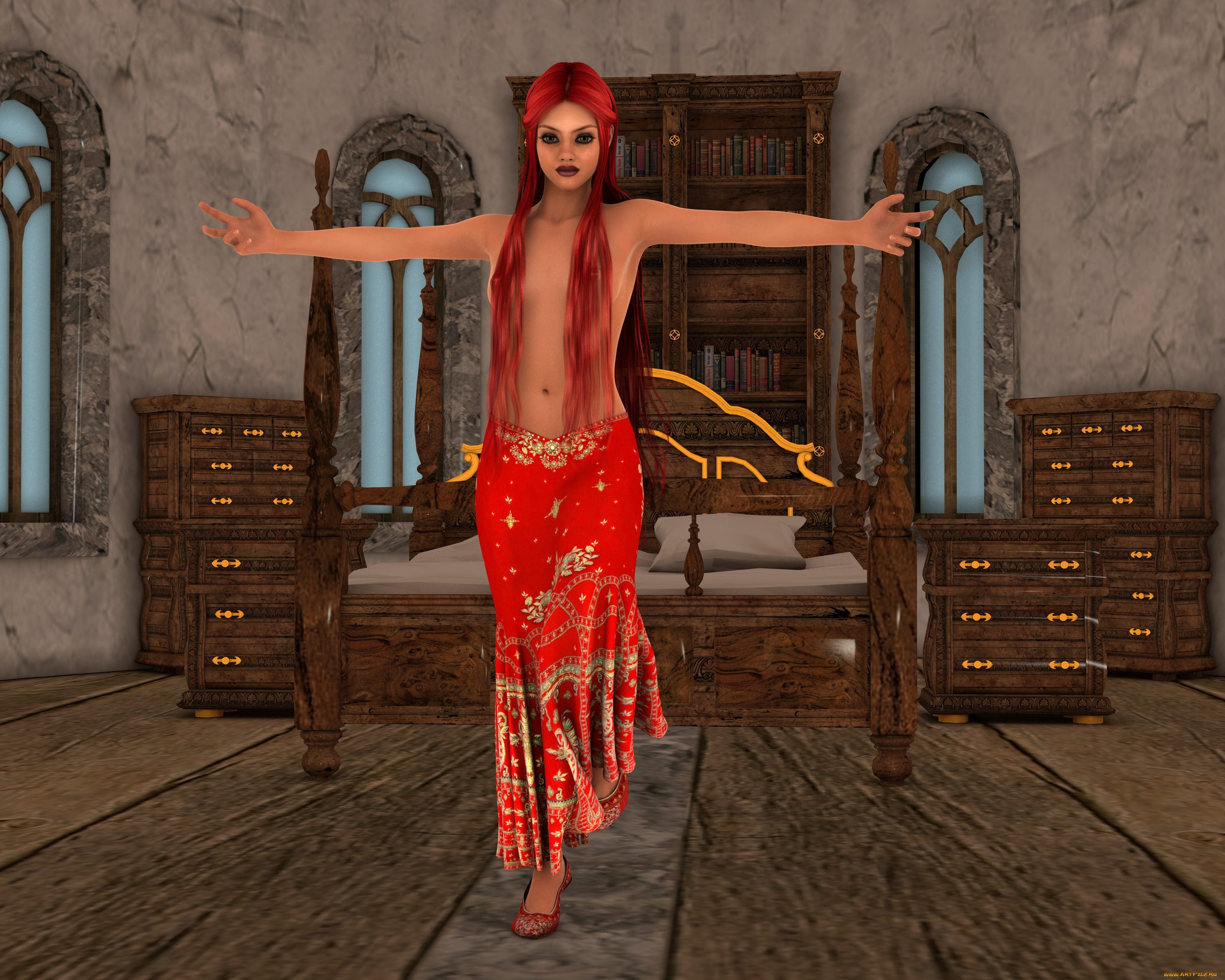 3д, графика, люди, , people, волосы, фон, взгляд, девушка