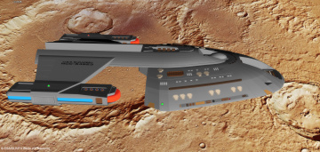 Картинка космос арт вселенная полет космический корабль планета