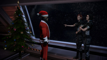 Картинка 3д+графика люди+ people девушки взгляд фон космос звезды