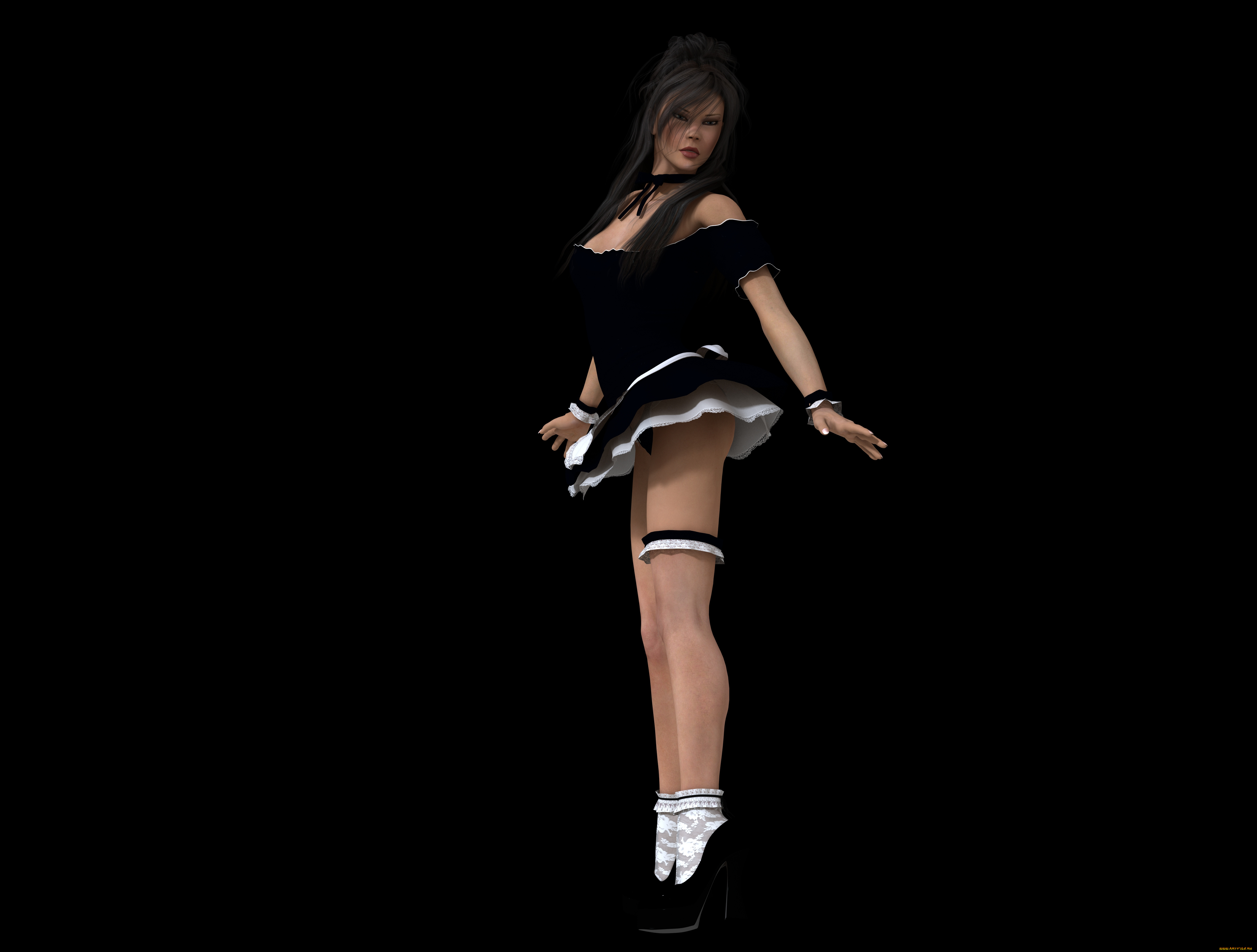 3д, графика, люди, , people, взгляд, девушка, фон