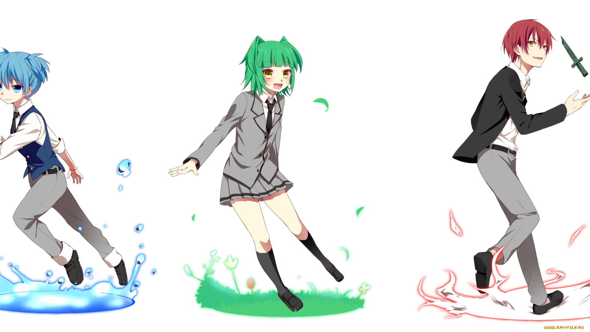 аниме, ansatsu, kyoushitsu, класс, убийц