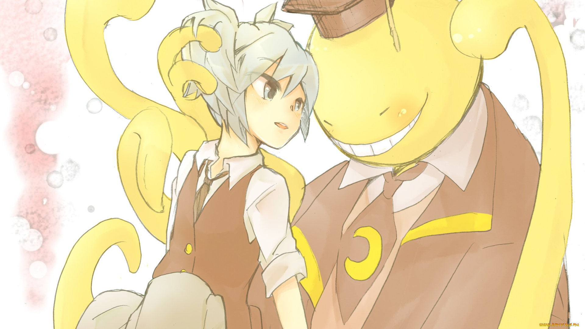 аниме, ansatsu, kyoushitsu, коро, нагиса